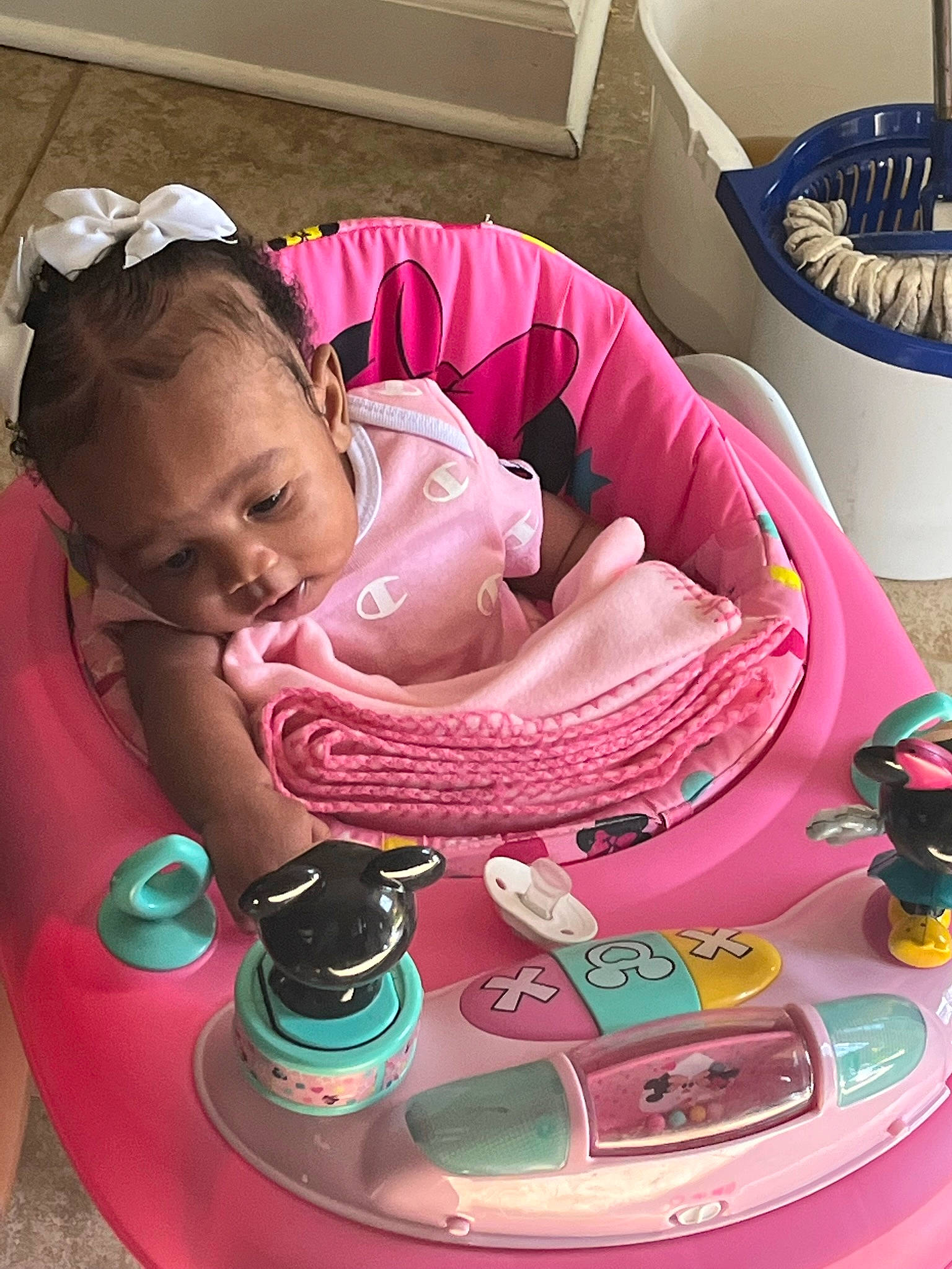 Jashiya is registered to the contest to win money with this photo: baby, baby_carriage, baby_products, baby_toddler_clothing, bumper, cheek, child, comfort, event, fun, happy, leisure, magenta, person, pink, play, recreation, sitting, smile, toddler