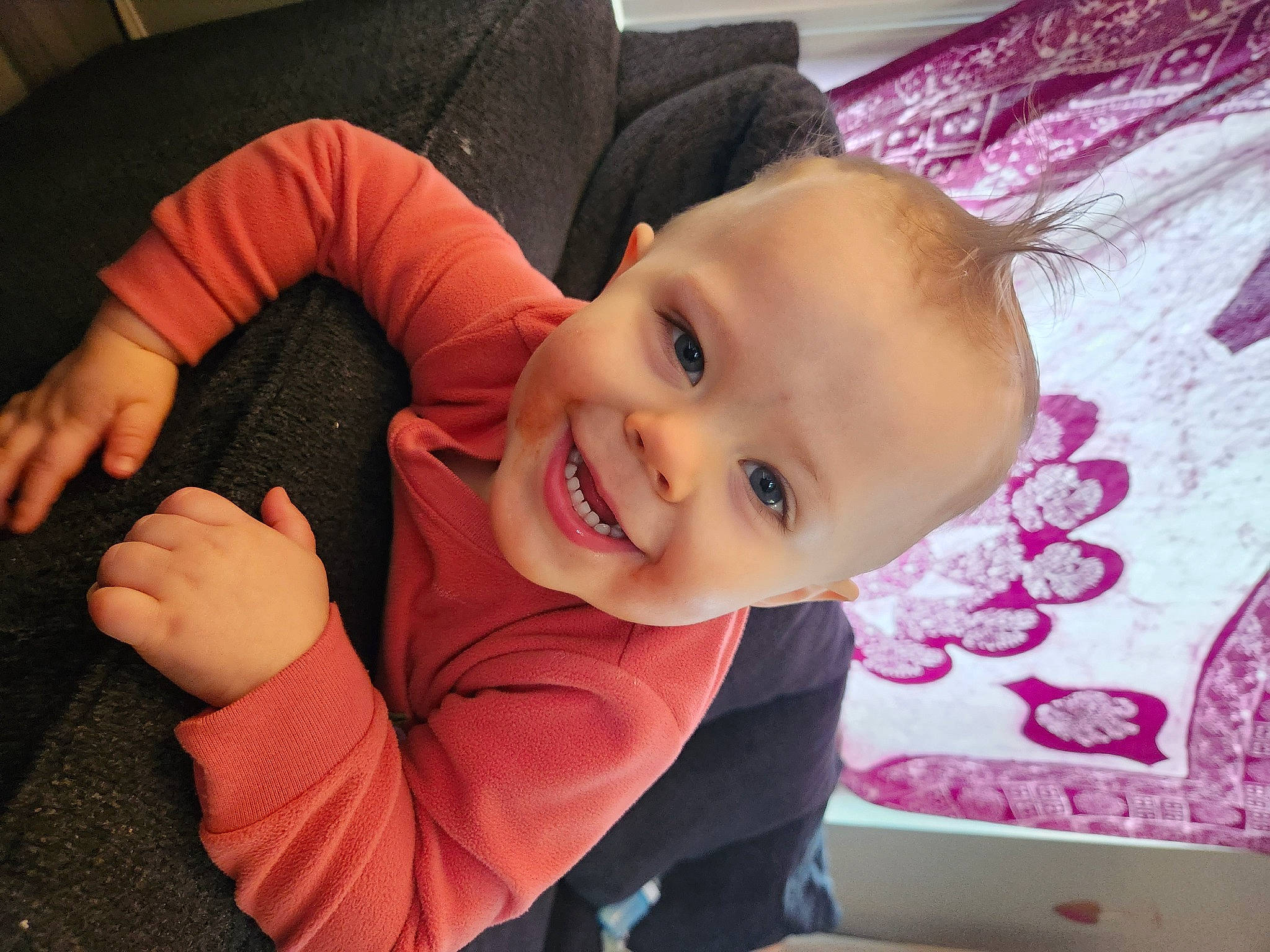 Sterling is registered to the contest to win money with this photo: baby, cheek, comfort, eye, facial_expression, gesture, hair, hairstyle, happy, human, human_body, iris, joy, lip, mouth, nose, person, product, skin, smile