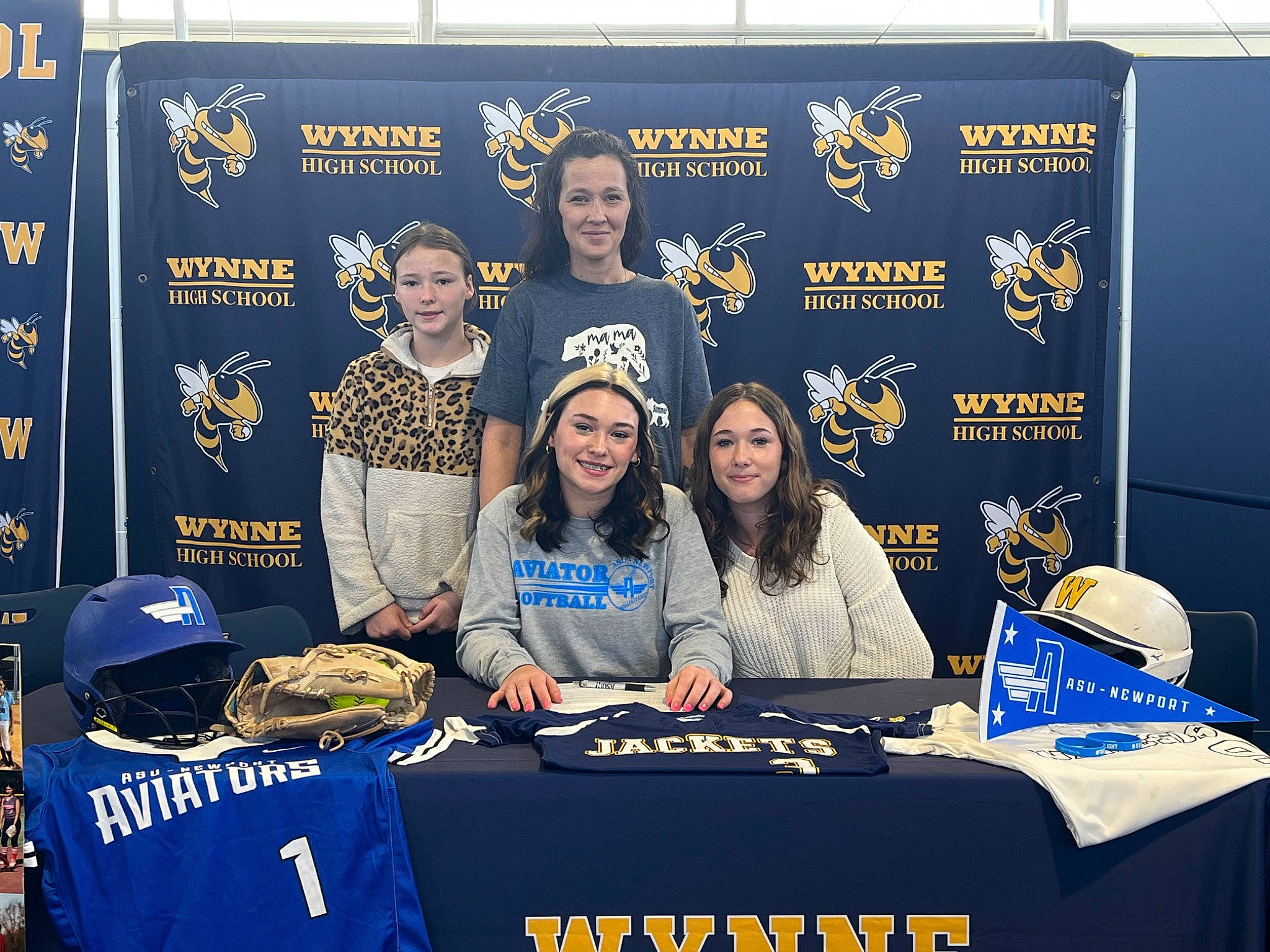 Avery is registered to the contest to win money with this photo: blue, championship, competition, competition_event, electric_blue, event, fan, hat, jersey, job, joy, logo, outerwear, person, product, smile, sports_uniform, sportswear, stage_equipment, t_shirt