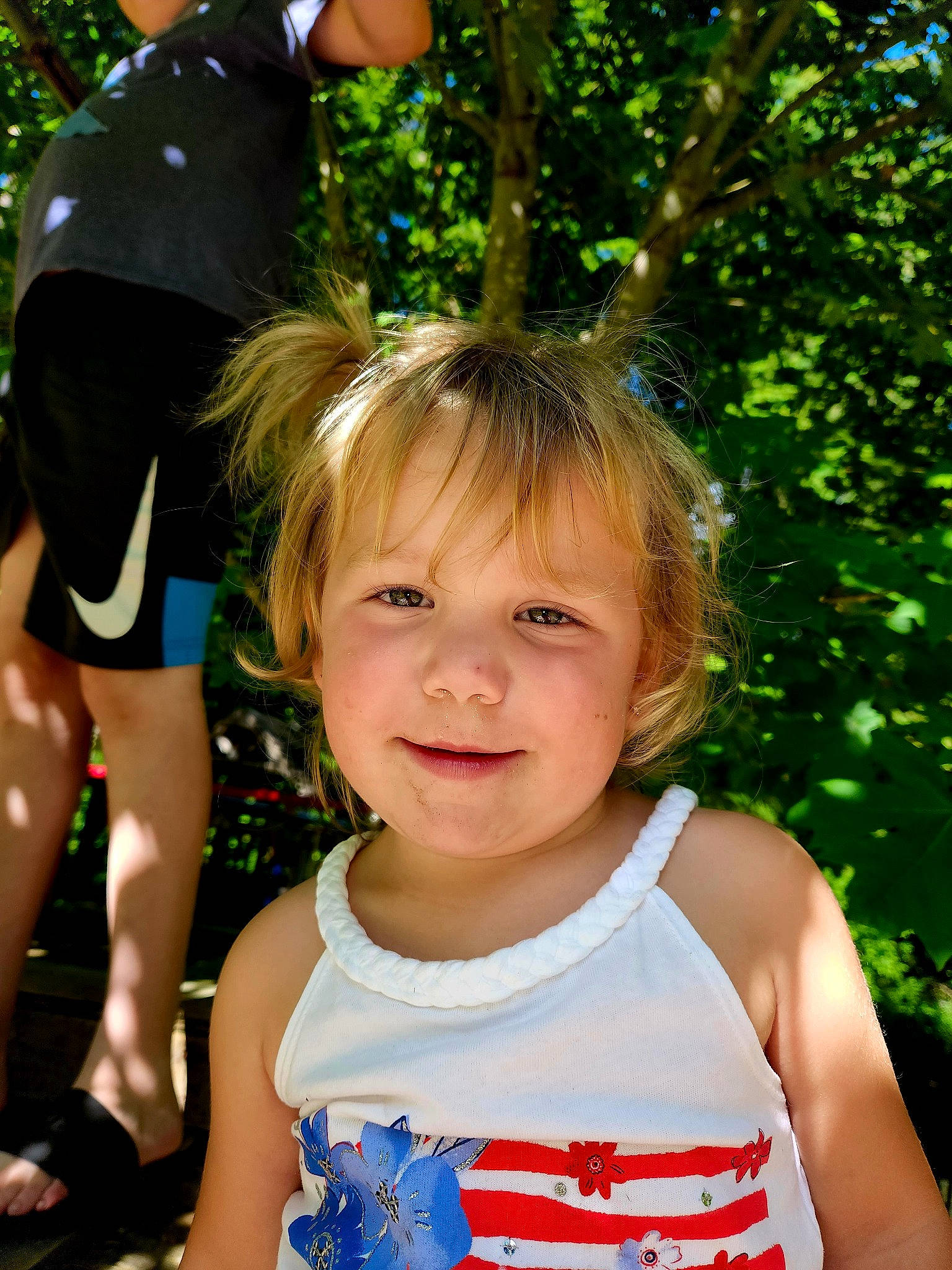 Dallas joined the competition — help win amazing prizes! child, electric_blue, event, fun, gesture, grass, green, happy, joint, joy, leaf, leisure, nature, people_in_nature, person, recreation, shoulder, smile, summer, t_shirt