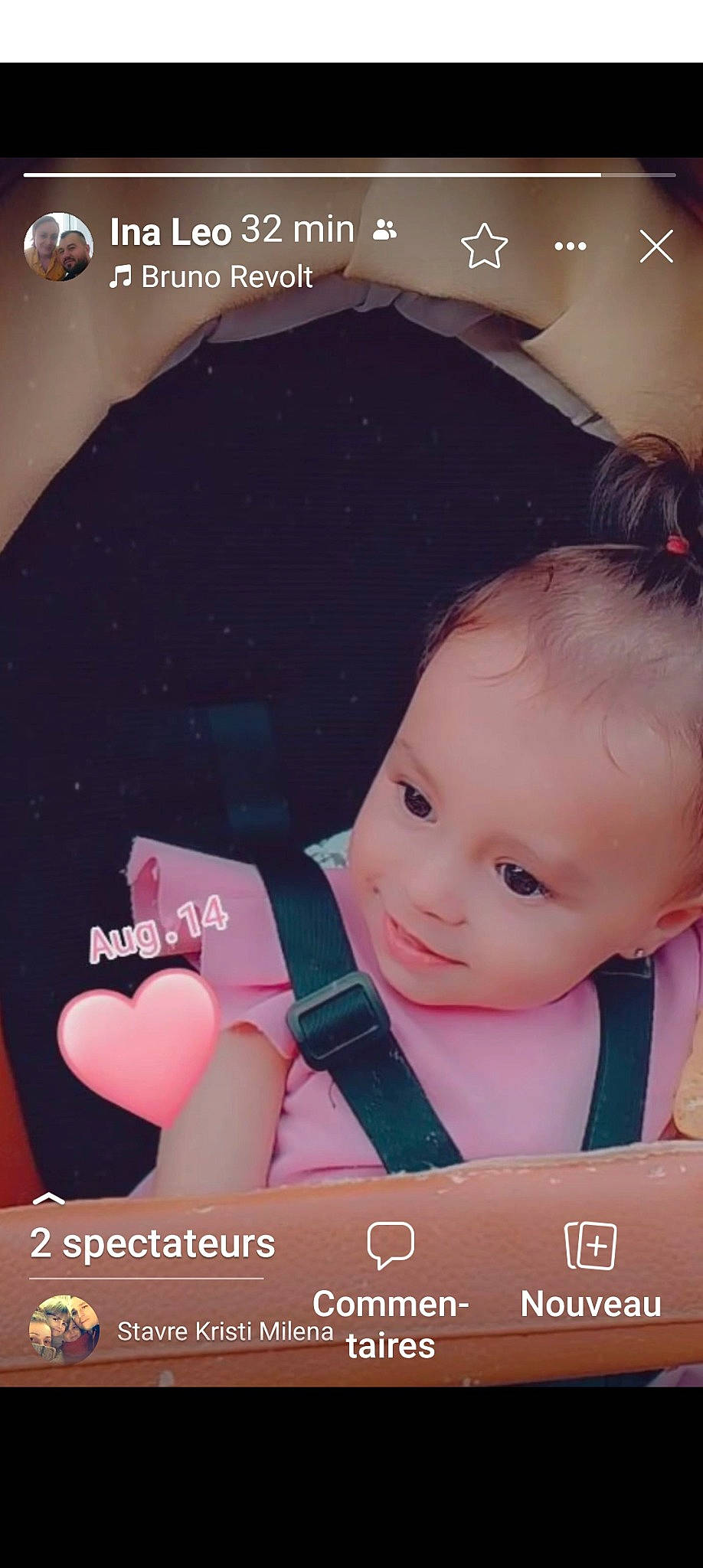 Malek a rejoint le concours — aidez-le/la à gagner de superbes lots ! baby, baby_toddler_clothing, cheek, child, eyelash, fashion_accessory, flash_photography, font, happy, magenta, pattern, person, photo_caption, picture_frame, pink, product, sitting, skin, smile, snapshot