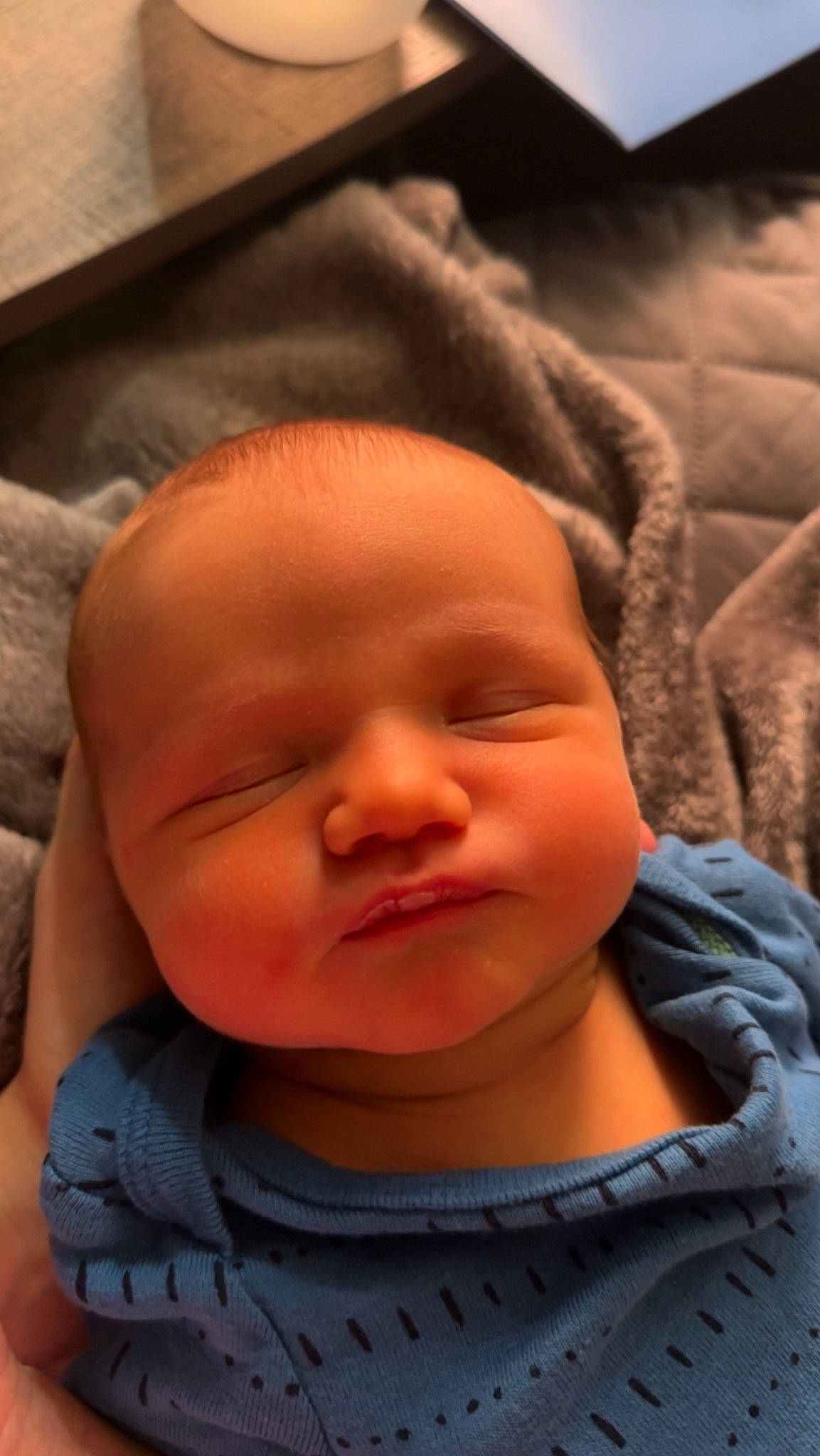 Kyson is registered to the contest to win money with this photo: baby, cheek, chin, comfort, ear, eye, eyebrow, eyelash, forehead, happy, iris, jaw, lip, mouth, neck, nose, person, skin, sleeve, smile