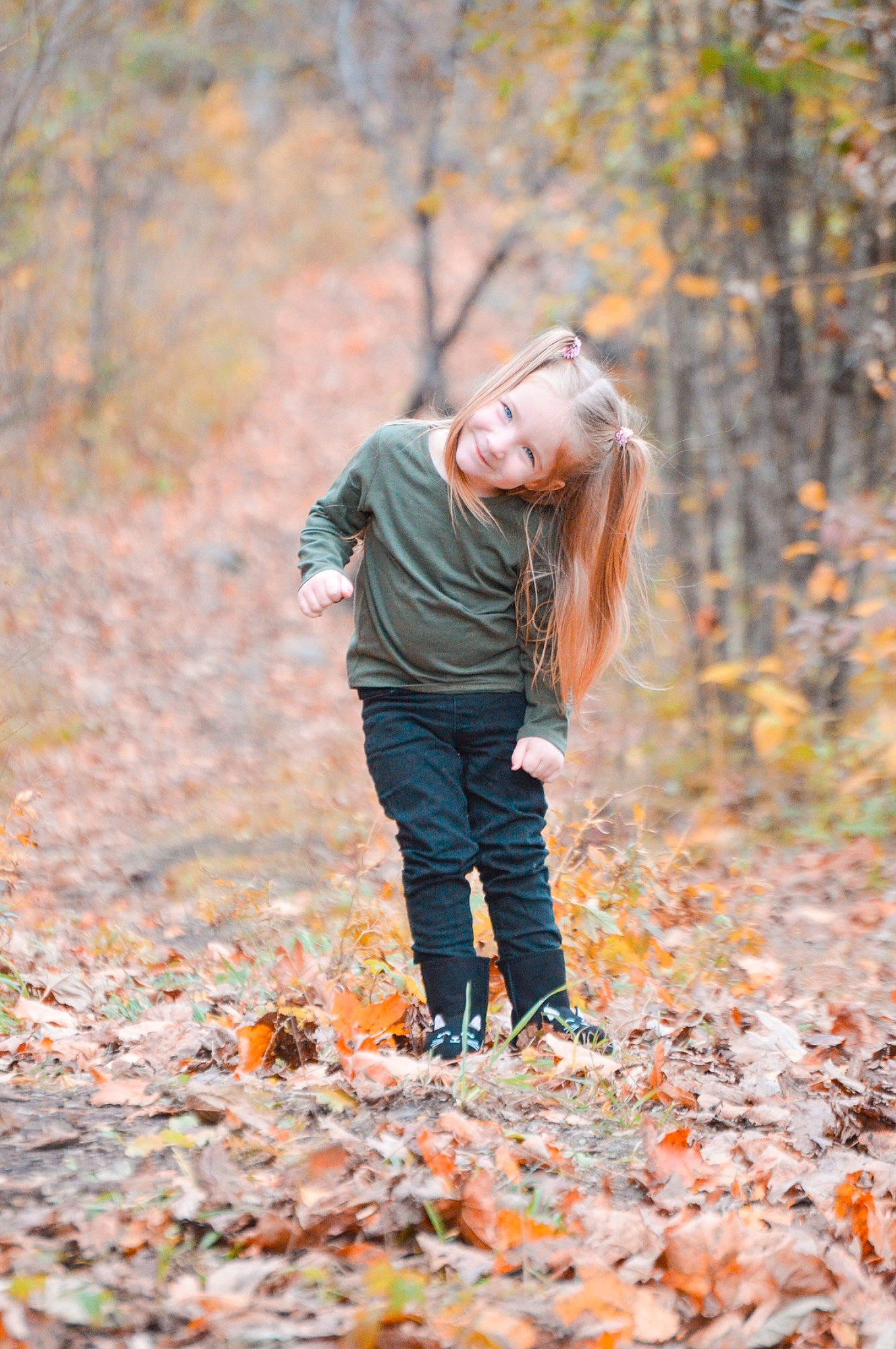 Madalyn joined the competition — help win amazing prizes! blond, branch, brown_hair, child, deciduous, flash_photography, forest, fur, grass, happy, joy, landscape, leisure, natural_landscape, people_in_nature, person, plant, sunlight, tree, winter