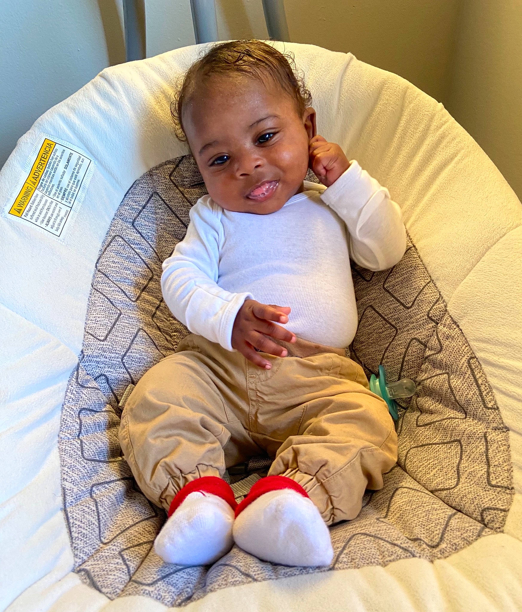 Kysen joined the competition — help win amazing prizes! baby, baby_products, baby_sleeping, child, comfort, joy, person, play, product, room, sitting, smile, textile, toddler