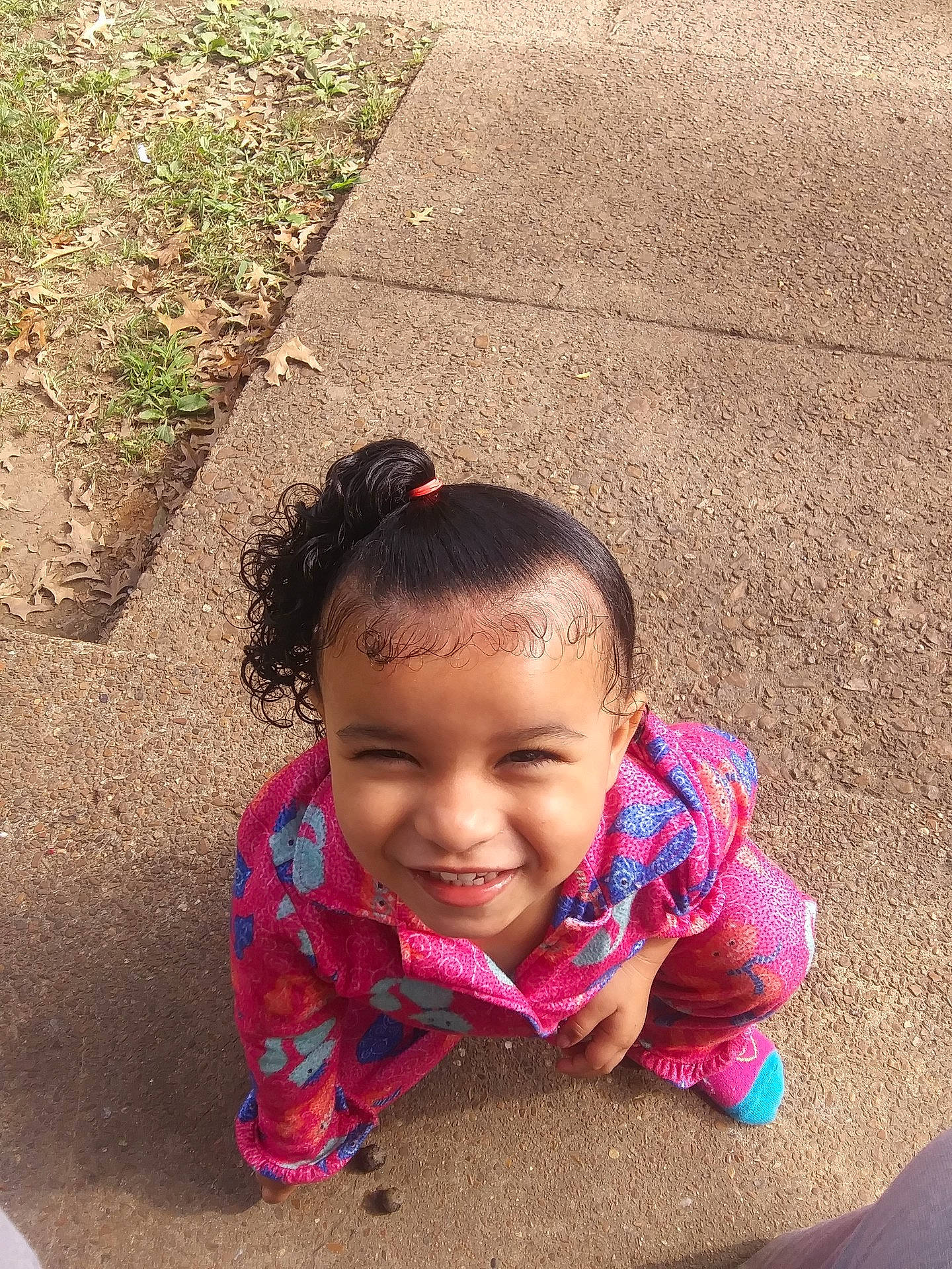 Jordan is registered to the contest to win money with this photo: child, eye, fun, girl, grass, happiness, infant, joy, person, pink, play, sand, skin, smile, soil, toddler, vacation