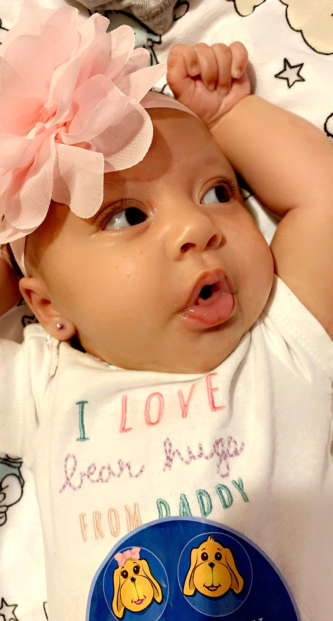 Bella Rose joined the competition — help win amazing prizes! baby, cheek, child, ear, face, facial_expression, forehead, hair_accessory, happy, head, headband, headgear, headwear, lip, mouth, nose, person, photography, skin, smile