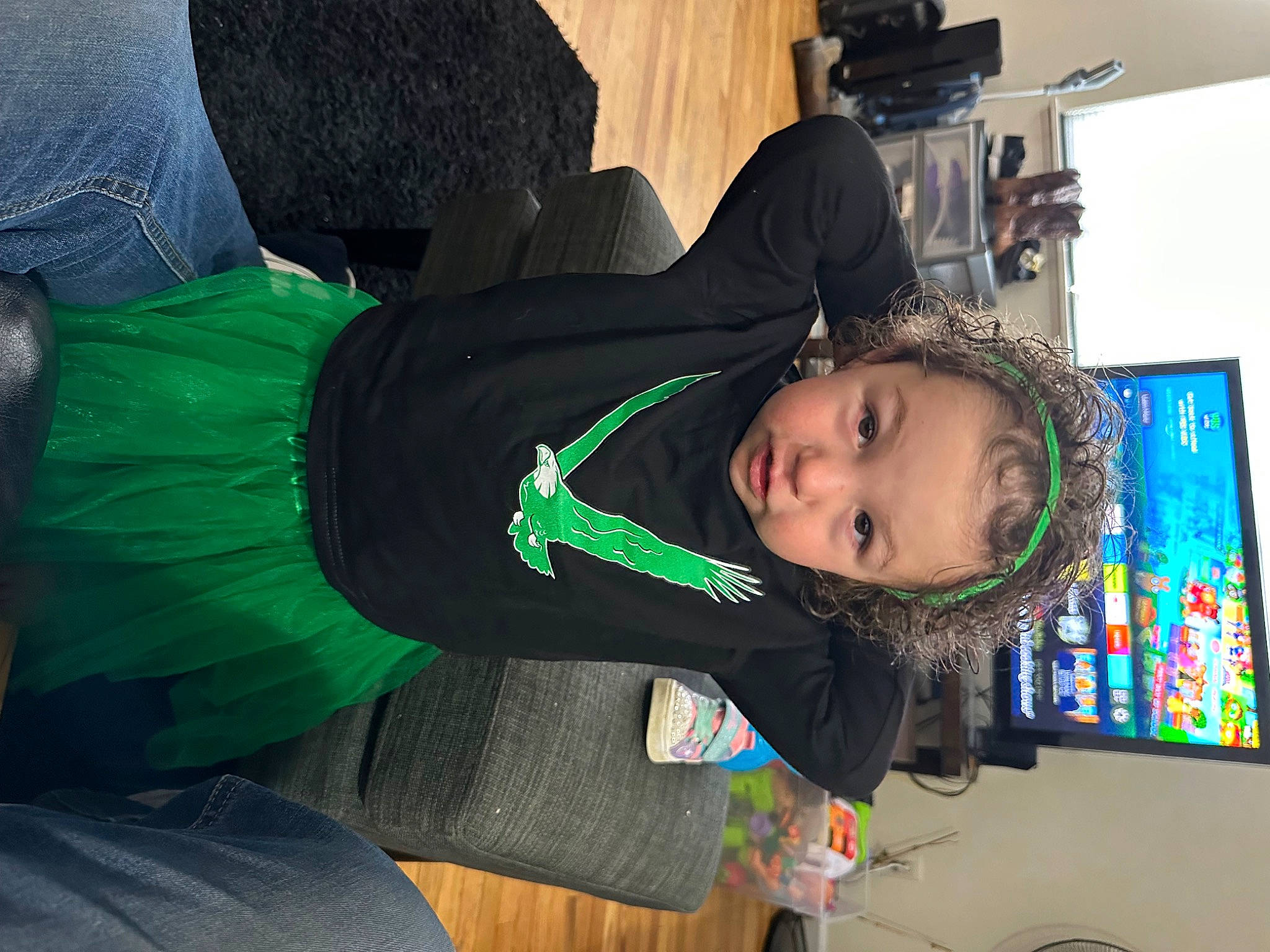 Corra is registered to the contest to win money with this photo: event, fun, jacket, machine, person, room, windbreaker