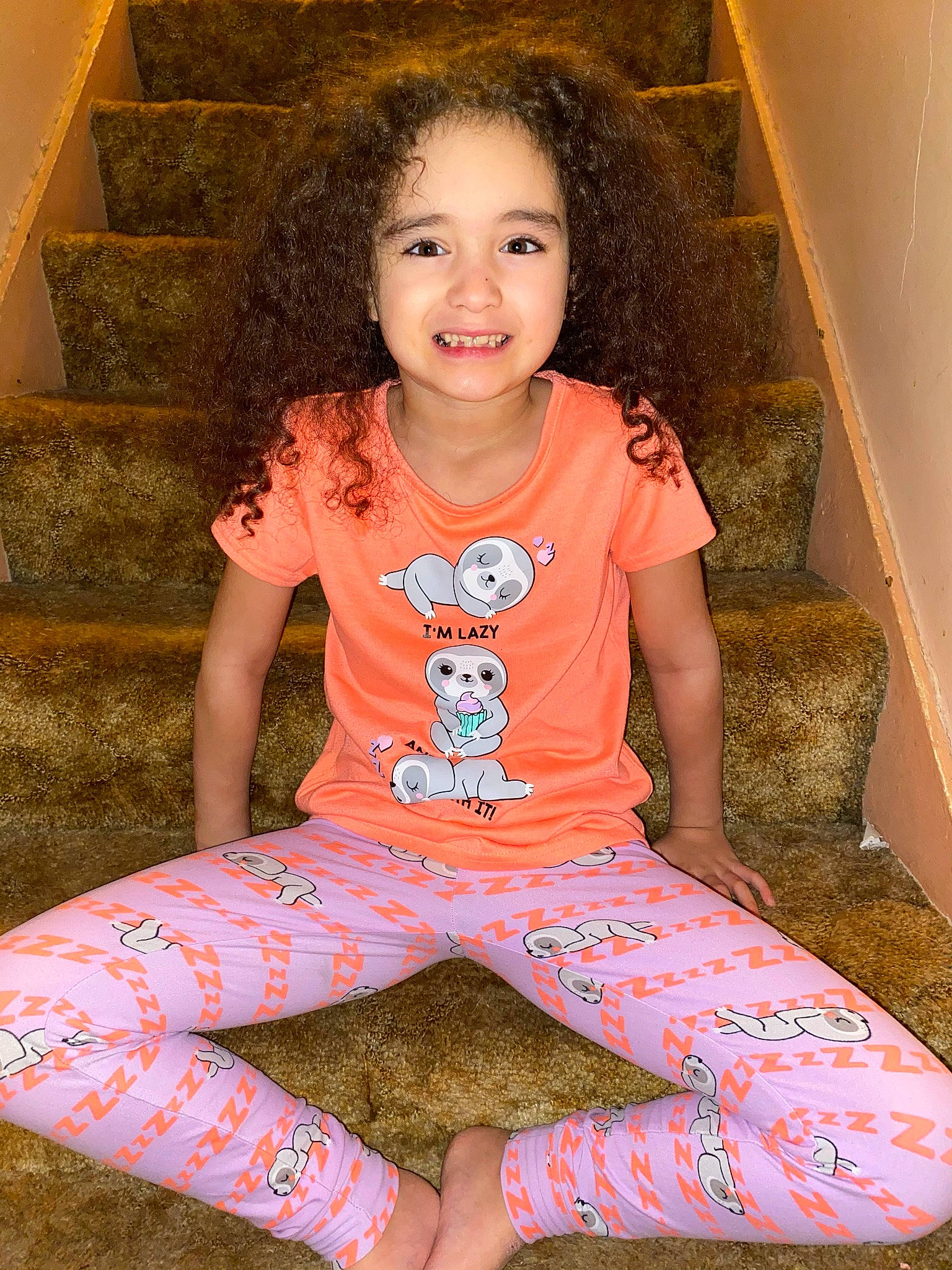 Emma joined the competition — help win amazing prizes! cheek, chin, hairstyle, happy, head, human_body, joy, leg, mouth, muscle, neck, orange, organ, person, pink, skin, sleeve, smile, standing, t_shirt