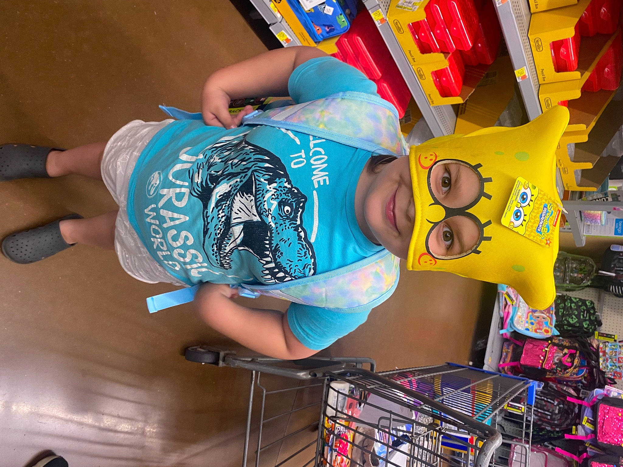 Charlie is registered to the contest to win money with this photo: art, artist, child, cool, elbow, electric_blue, eyewear, fiction, fun, hat, headgear, headwear, leisure, pattern, person, plastic, play, t_shirt, textile, toddler