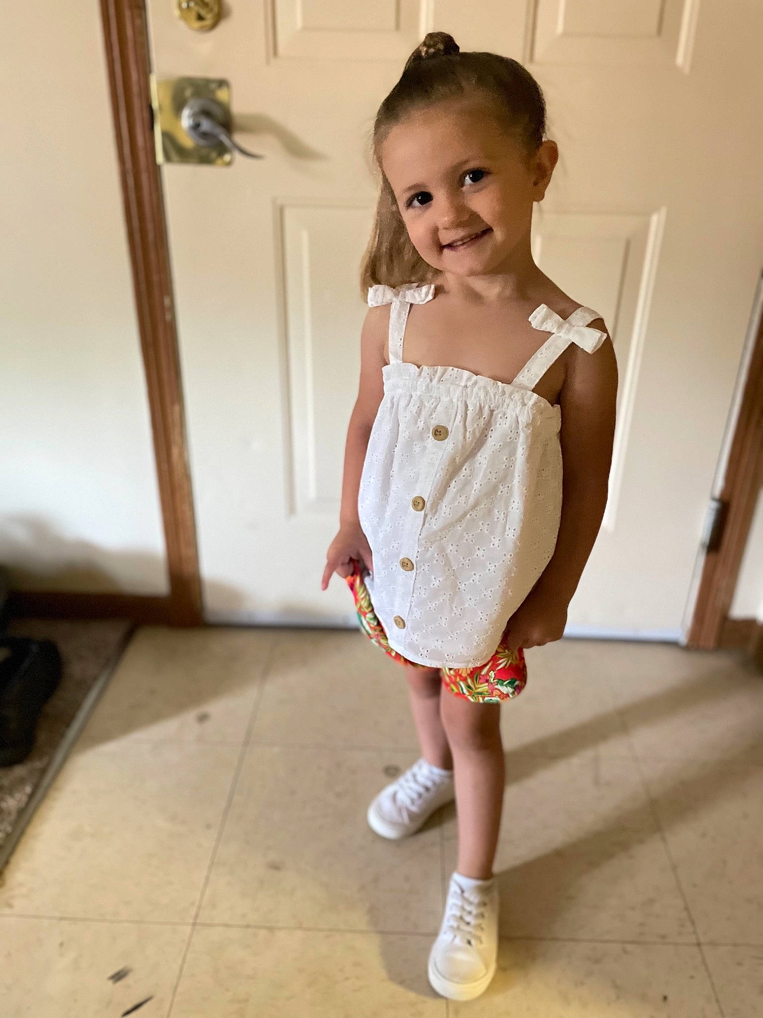Jacquelyn joined the competition — help win amazing prizes! arm, baby_toddler_clothing, day_dress, door, dress, face, flash_photography, hair, happy, joint, joy, leg, neck, one_piece_garment, person, shoe, shoulder, skin, sleeve, smile