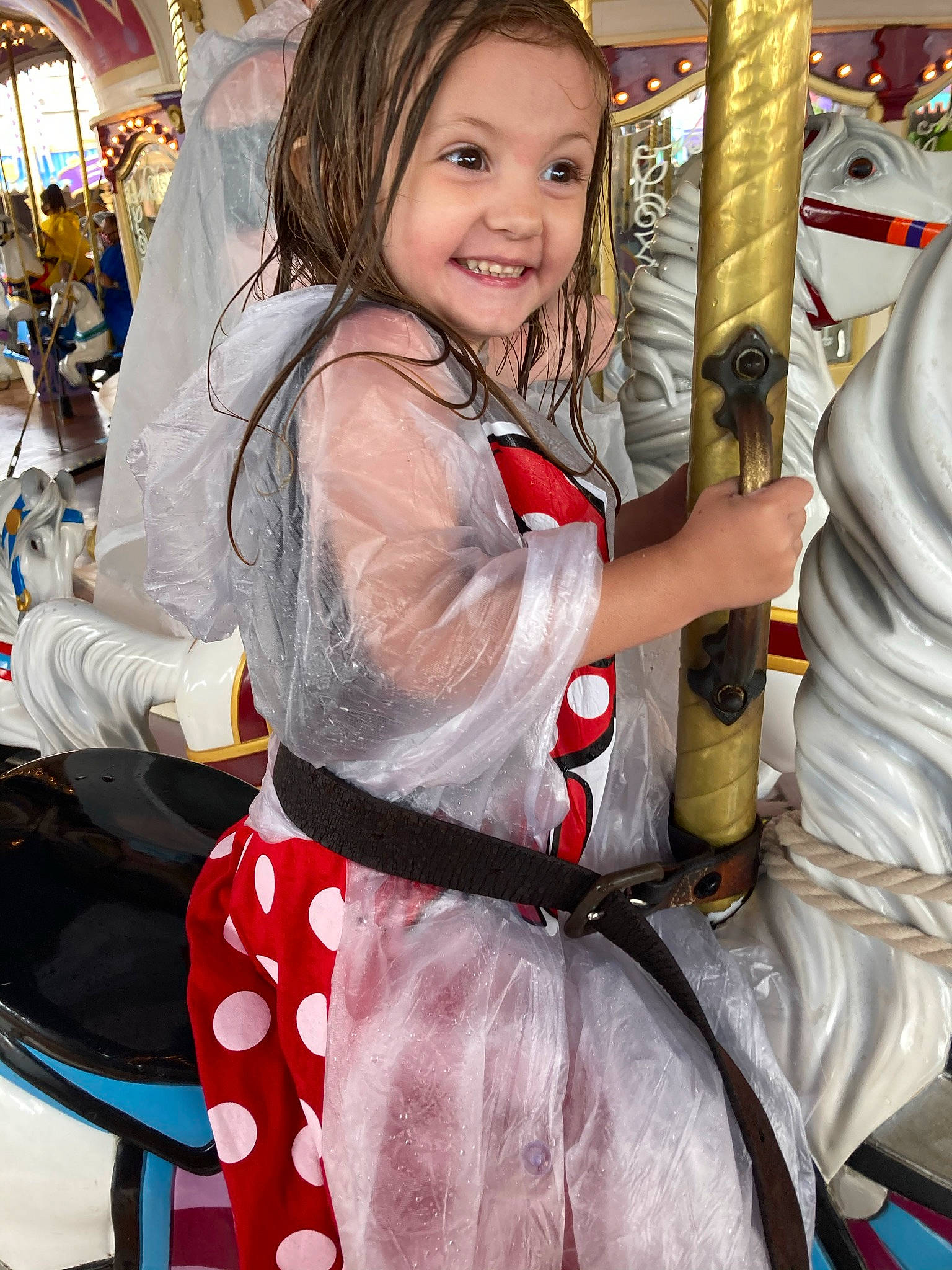 Jacquelyn joined the competition — help win amazing prizes! auto_part, blond, child, cool, event, fun, happy, human_leg, joy, leisure, long_hair, person, public_space, recreation, sleeve, smile, textile, thigh, toddler, travel