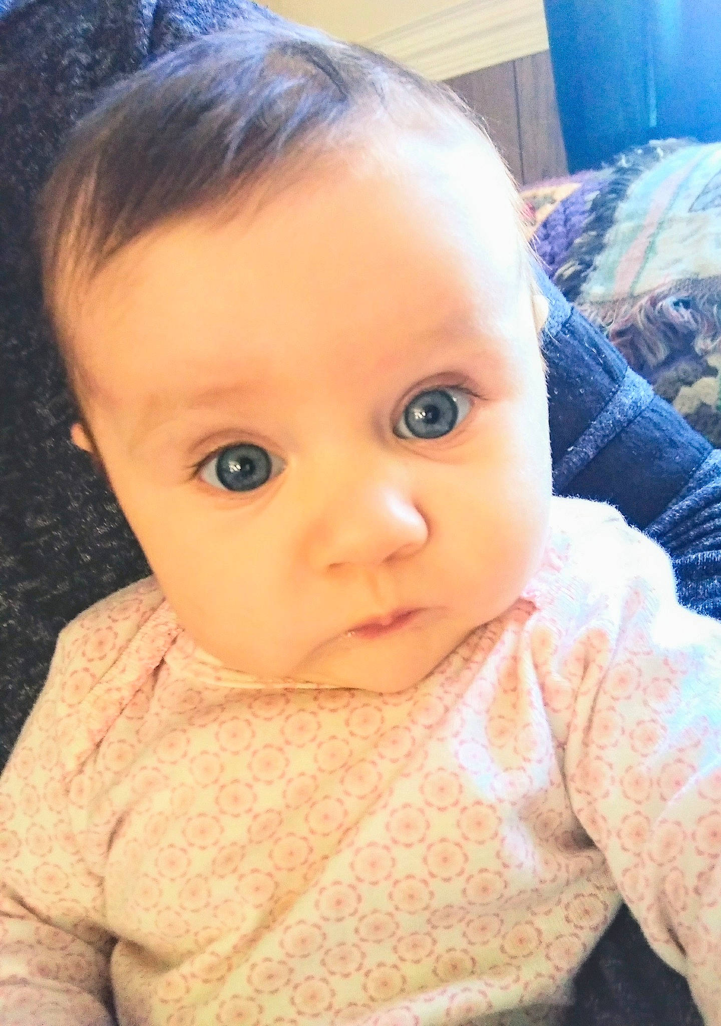 Dalilah is registered to the contest to win money with this photo: baby, cheek, child, chin, close_up, ear, eye, eyebrow, face, forehead, head, iris, lip, mouth, nose, person, skin, toddler