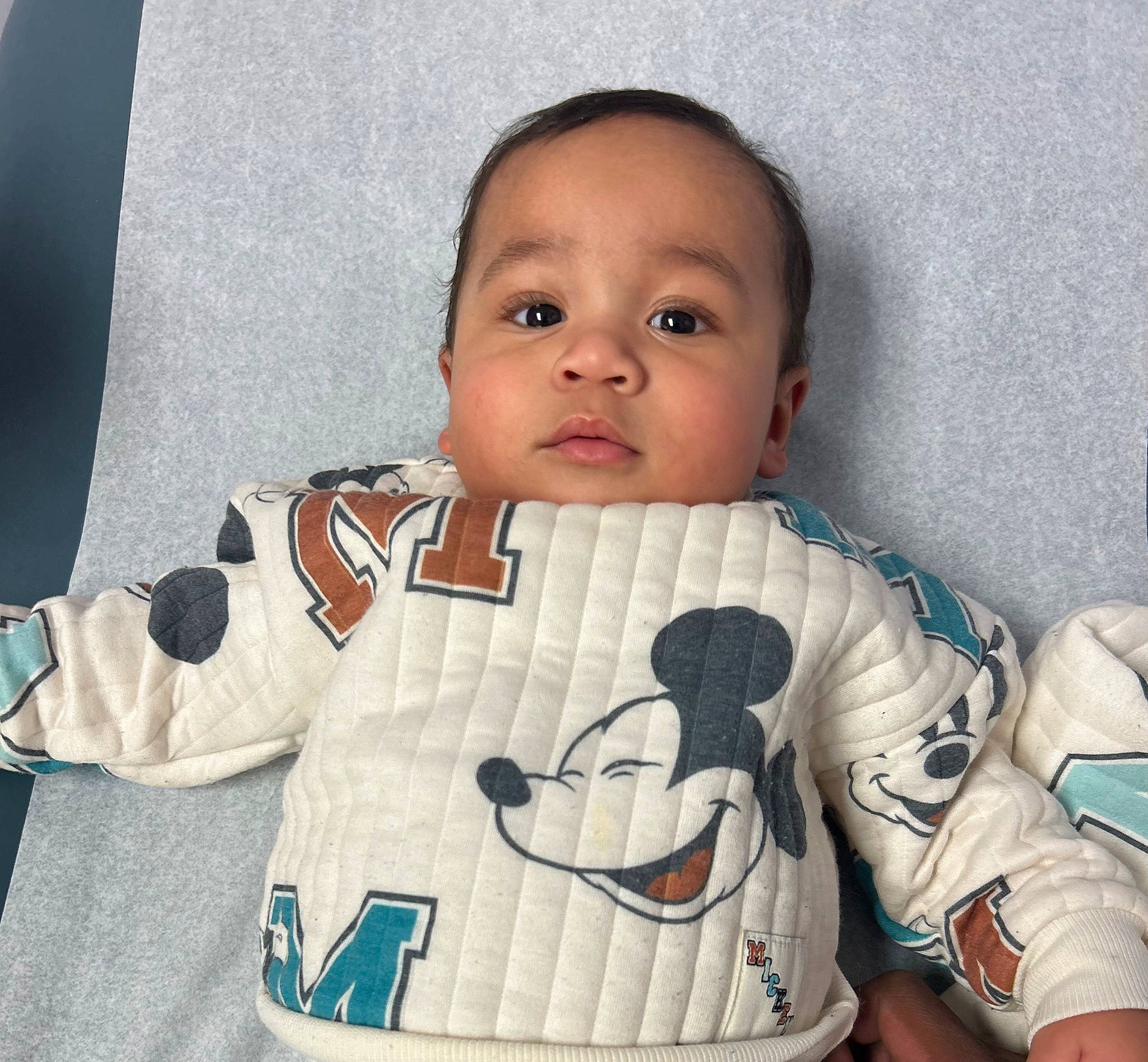 Kobe Matteo joined the competition — help win amazing prizes! baby, baby_products, baby_toddler_clothing, cheek, child, collar, comfort, cool, finger, happy, jersey, linens, nose, pattern, person, sleeve, smile, sportswear, t_shirt, toddler