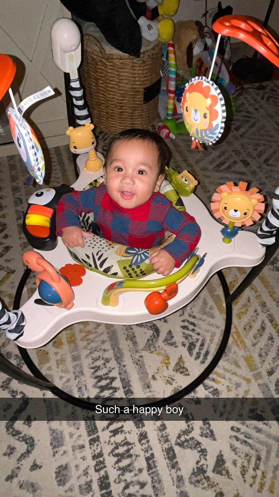 Kobe Matteo joined the competition — help win amazing prizes! baby, baby_carriage, baby_products, baby_safety, baby_toddler_clothing, baby_toys, chair, child, comfort, event, font, fun, happy, leisure, person, play, recreation, sitting, smile, toddler