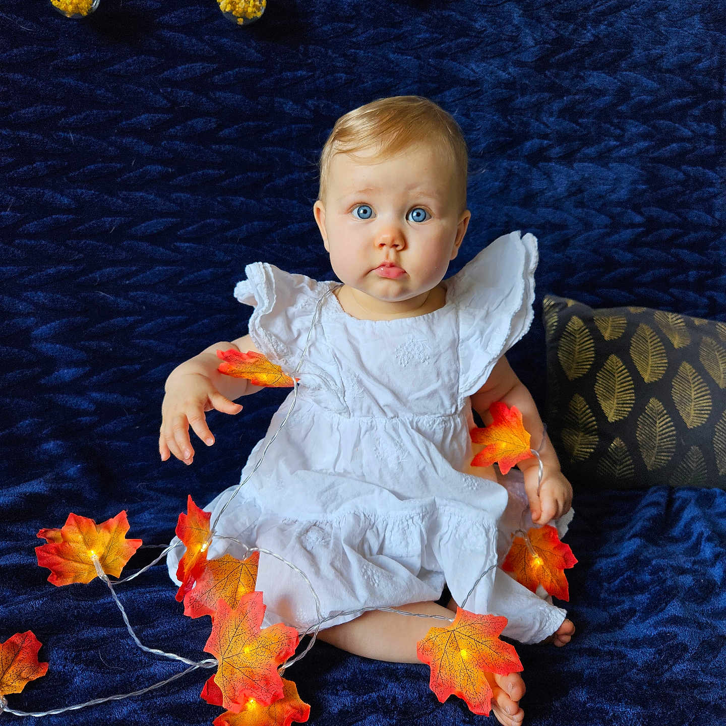 Romane participe au concours pour gagner de l'argent avec cette photo : accessories, baby, blouse, clothing, couch, doll, dress, face, flower, furniture, head, leaf, maple, mapleleaf, person, photography, plant, portrait, toy, tree