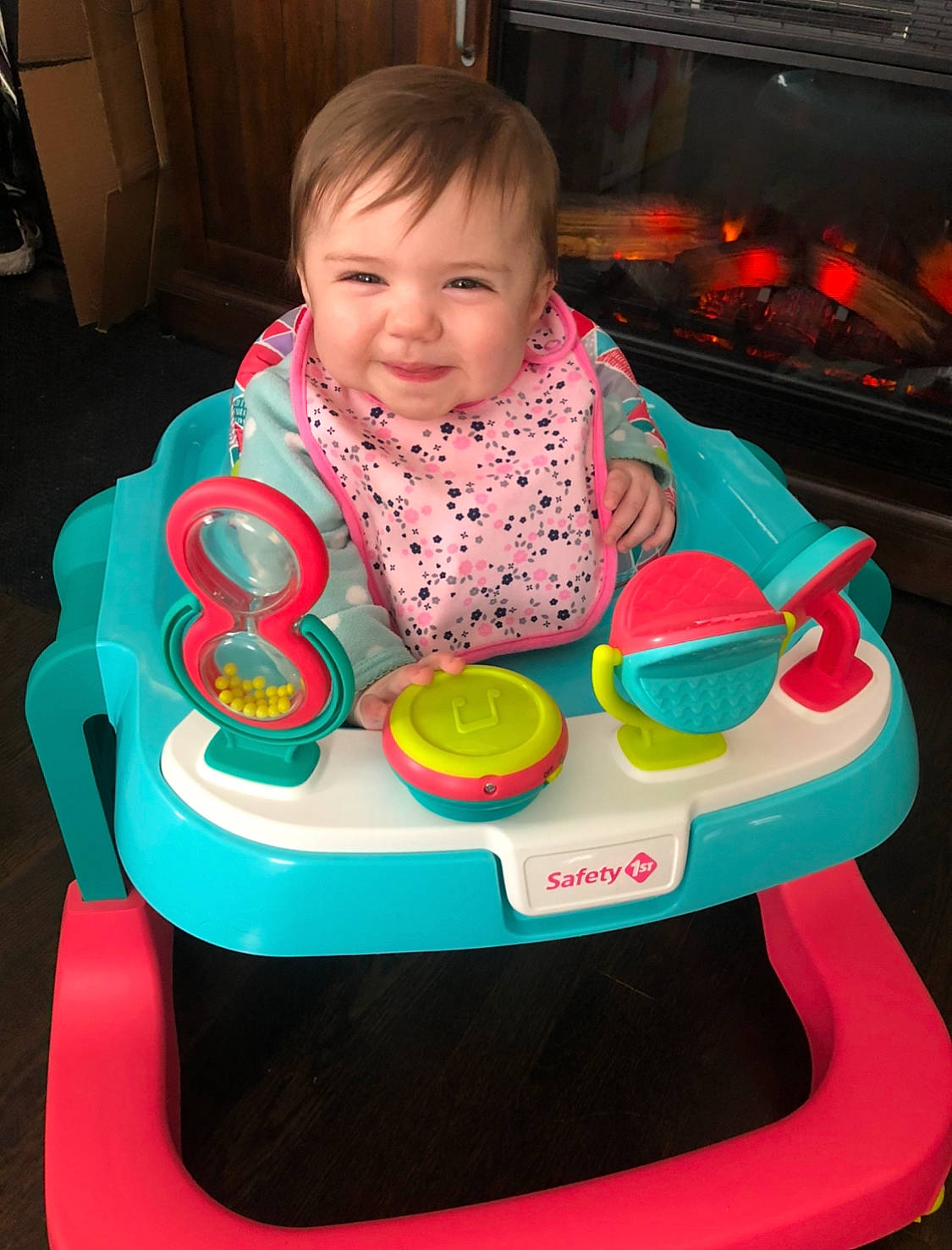 Gina is registered to the contest to win money with this photo: baby, birthday, buttercream, cake, child, dessert, food, icing, joy, party, person, play, sweetness, toddler