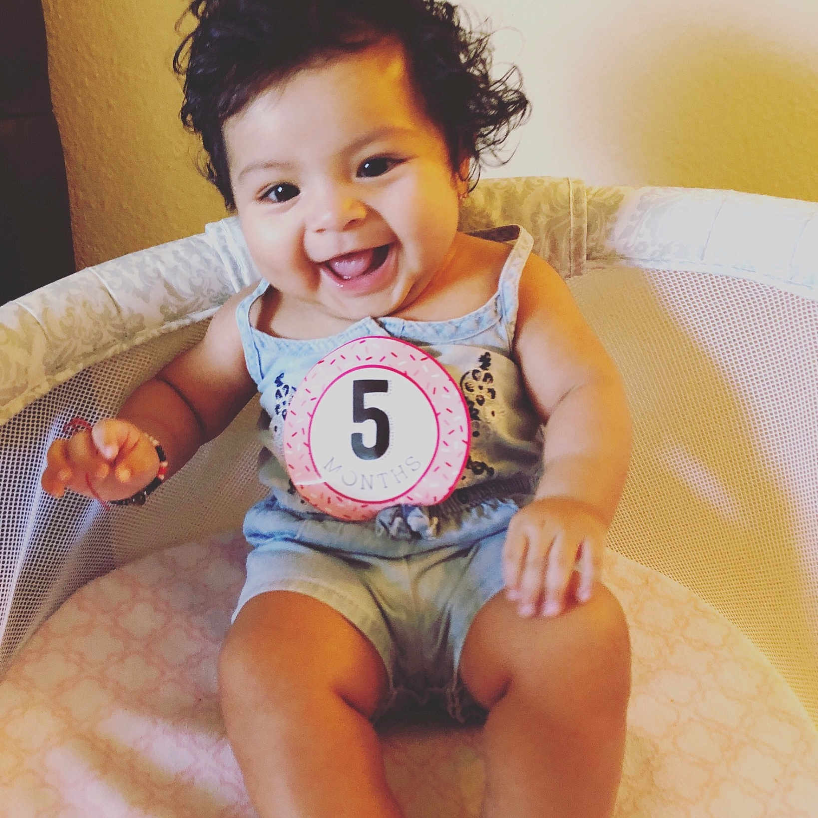 Camila Rose joined the competition — help win amazing prizes! arm, cheek, child, child_model, finger, girl, happiness, infant, joy, leg, mouth, muscle, person, product, sitting, skin, smile, thigh, toddler