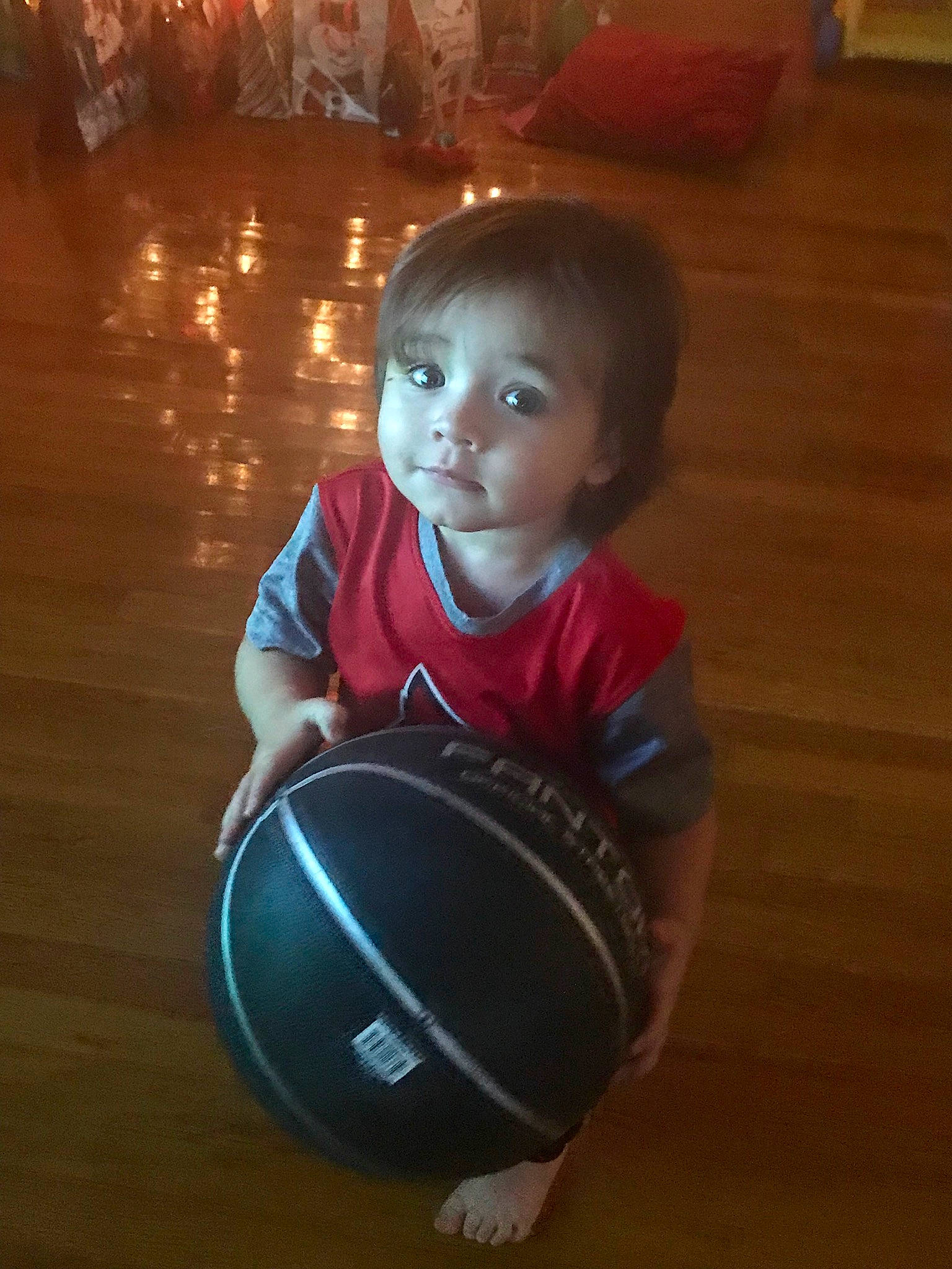 Kyran joined the competition — help win amazing prizes! ball, child, drum, fun, person, play, product, recreation, skin_head_percussion_instrument, toddler
