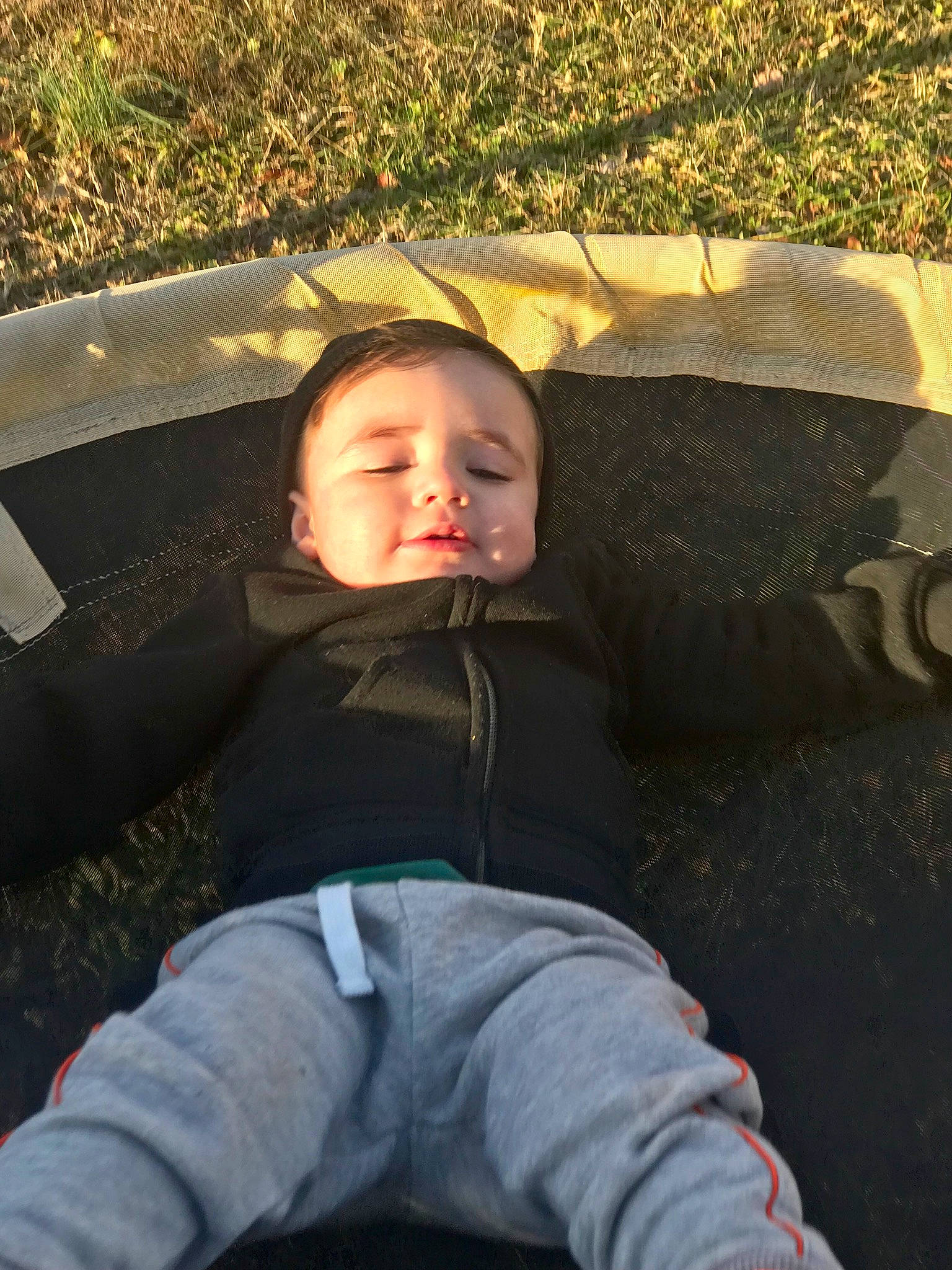 Kyran joined the competition — help win amazing prizes! boy, child, cool, day, face, fun, grass, person, sitting, smile, toddler, vacation