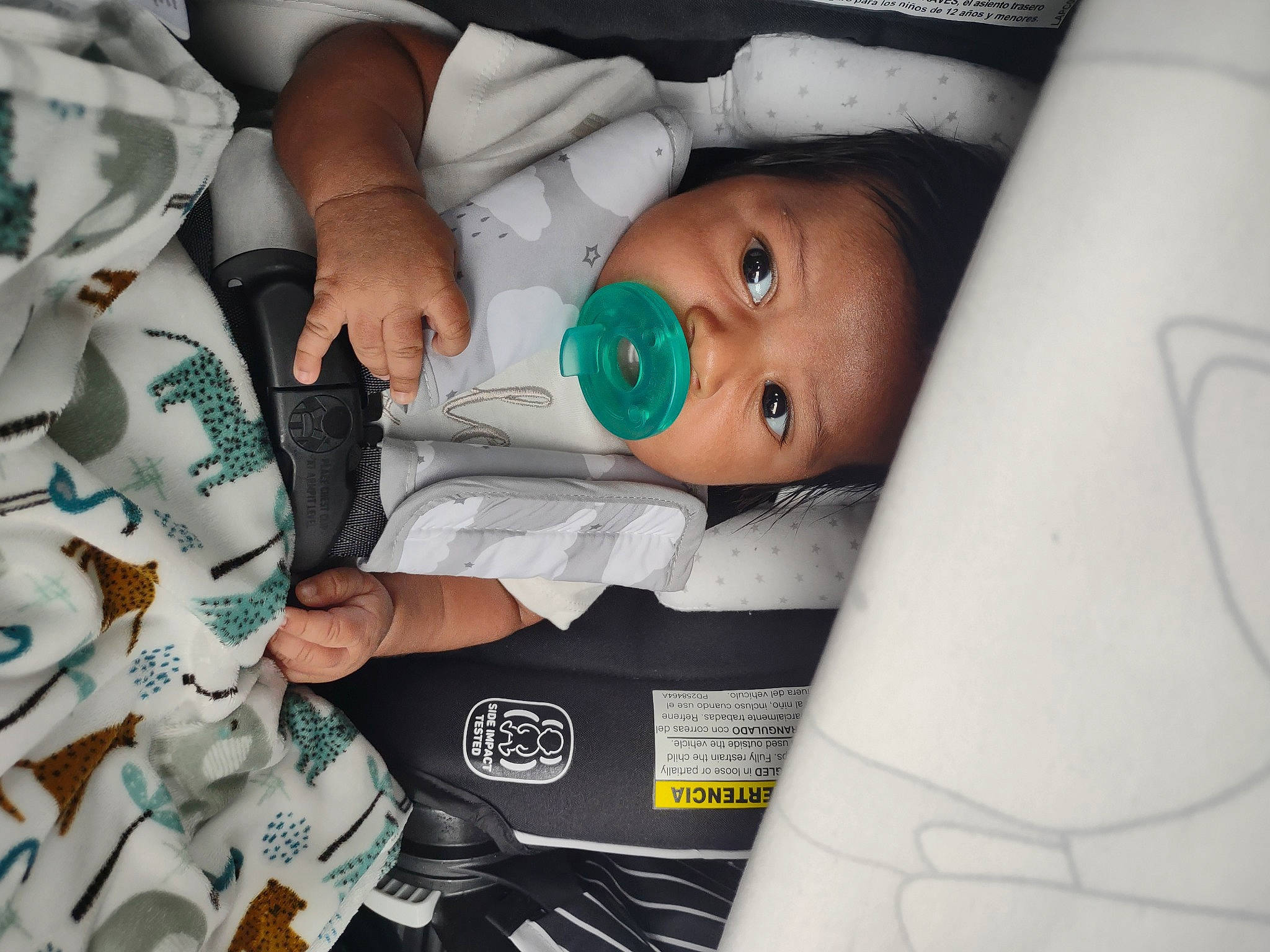 Samuel joined the competition — help win amazing prizes! baby, baby_products, baby_safety, baby_toddler_clothing, car_seat, child, comfort, eyelash, finger, headwear, health_care, linens, mouth, nail, pattern, person, room, service, sleeve, toddler