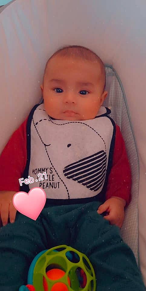 Jesus joined the competition — help win amazing prizes! baby, baby_products, baby_safety, baby_sleeping, baby_toddler_clothing, beauty, cheek, child, comfort, infant_bed, linens, lip, mouth, neck, pattern, person, pink, skin, sleeve, thumb