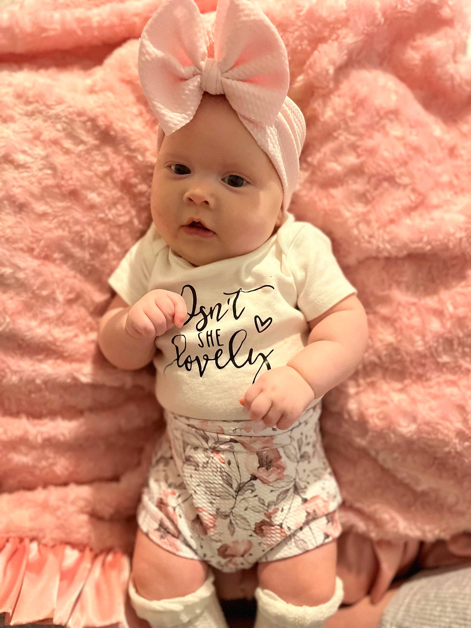 Paislee joined the competition — help win amazing prizes! baby, baby_products, baby_toddler_clothing, cap, costume_hat, face, fictional_character, happy, head, headband, headwear, human_leg, mythical_creature, peach, person, pink, skin, sleeve, textile, thigh