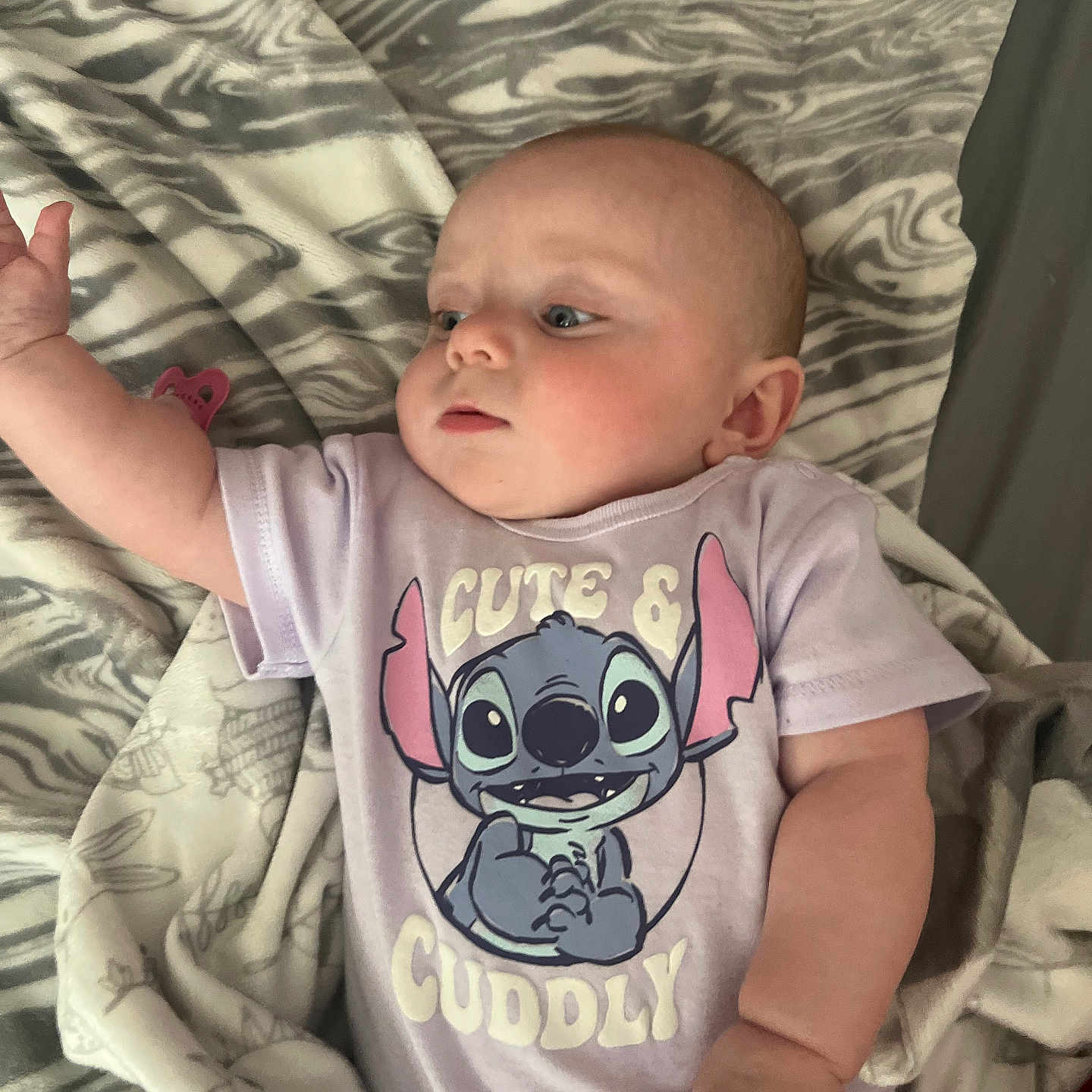 Lena joined the competition — help win amazing prizes! baby, bed, bedroom, bodypart, clothing, cushion, face, finger, furniture, hand, head, homedecor, indoors, newborn, person, photography, portrait, room, sleeping, t_shirt