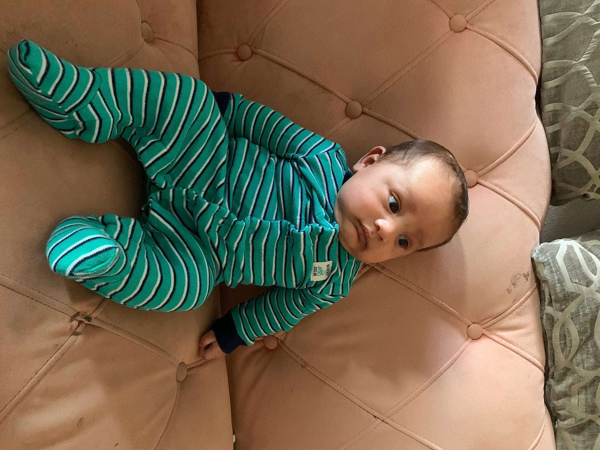 Damian joined the competition — help win amazing prizes! arm, baby, baby_toddler_clothing, comfort, couch, elbow, finger, flash_photography, floor, flooring, fun, grass, happy, human_leg, joint, leg, linens, person, skin, toddler