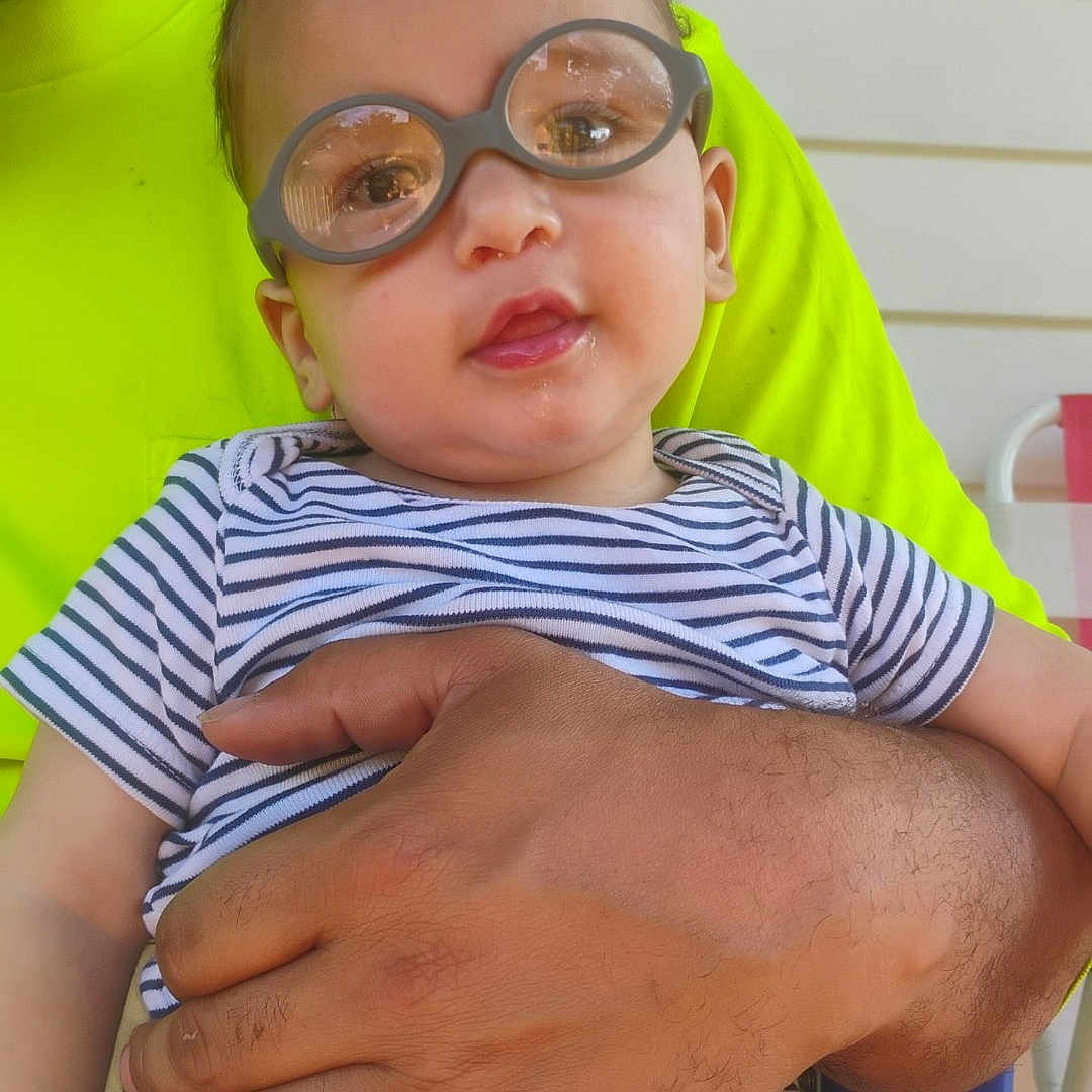 Nehemiah joined the competition — help win amazing prizes! accessories, baby, bodypart, clothing, face, finger, furniture, glasses, hand, happy, head, jewelry, people, person, photography, portrait, shorts, smile, sunglasses, t_shirt