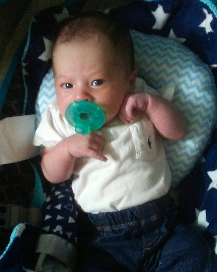 Jasper is registered to the contest to win money with this photo: boy, cheek, child, cool, ear, eye, face, finger, forehead, fun, head, infant, mouth, nose, organ, person, product, skin, smile, toddler