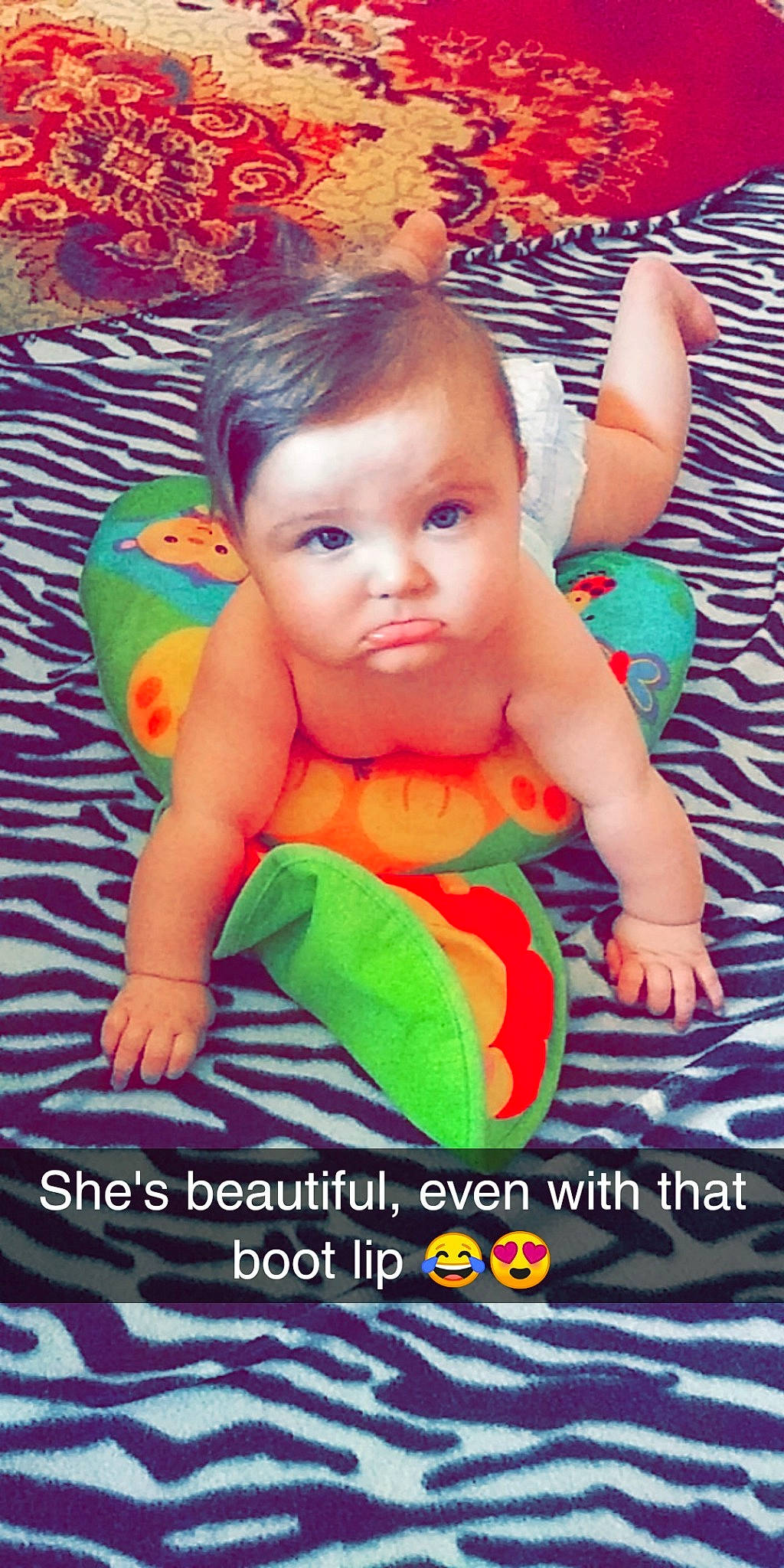 Raeann is registered to the contest to win money with this photo: cheek, child, day, fun, girl, happiness, infant, leisure, person, photo_caption, pink, play, smile, summer, toddler