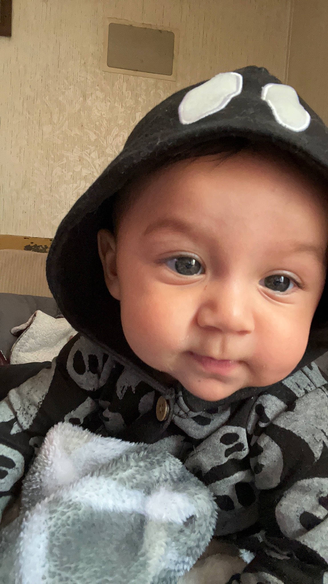 June joined the competition — help win amazing prizes! baby, baby_toddler_clothing, baseball_cap, cap, cheek, child, eye, eyebrow, eyelash, fashion_accessory, flash_photography, hat, head, headgear, lip, mammal, nose, person, sleeve, smile