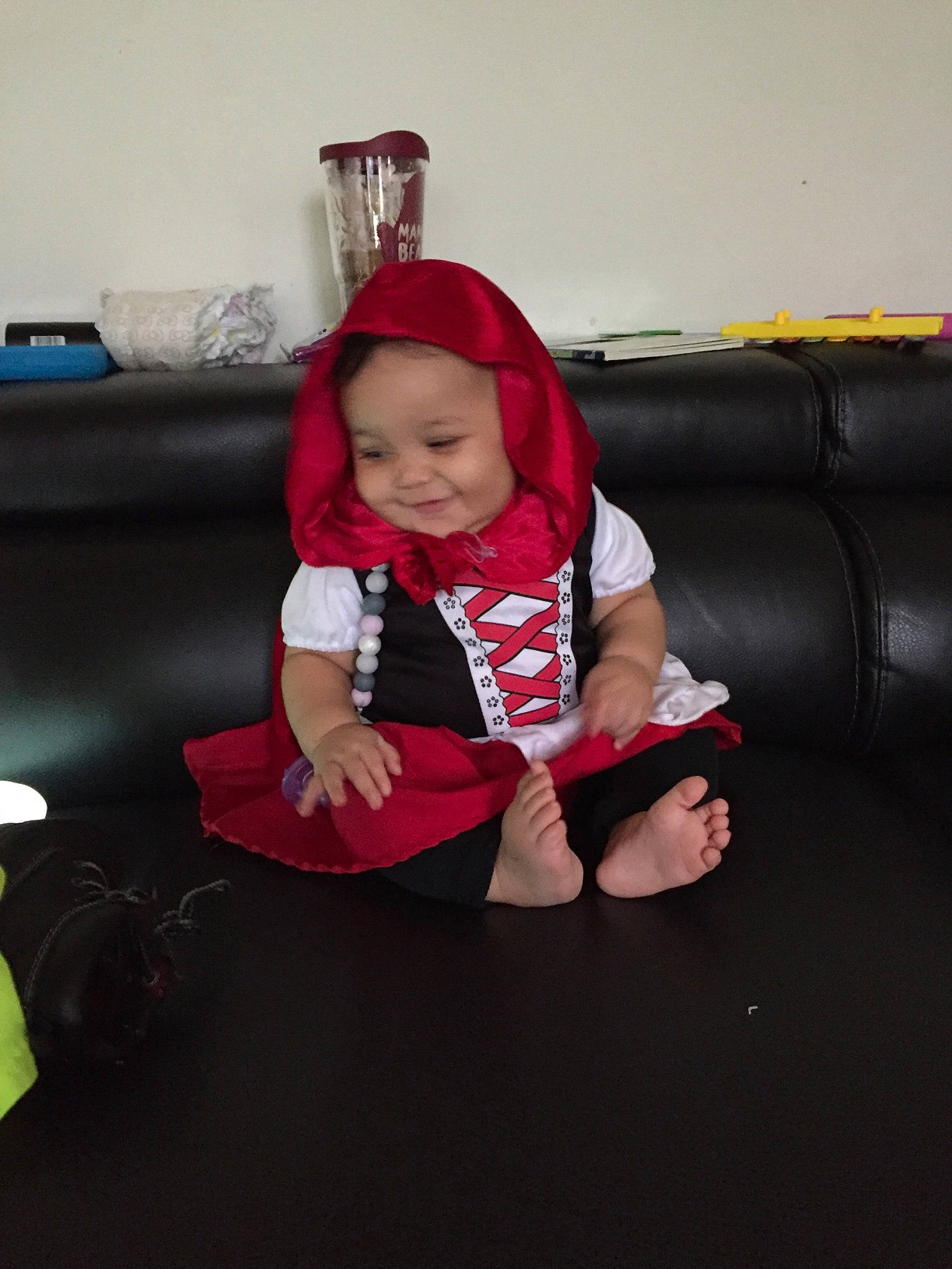 Jade joined the competition — help win amazing prizes! baby, child, fun, head, joy, party, person, play, sitting, skin, smile, technology, toddler, vacation