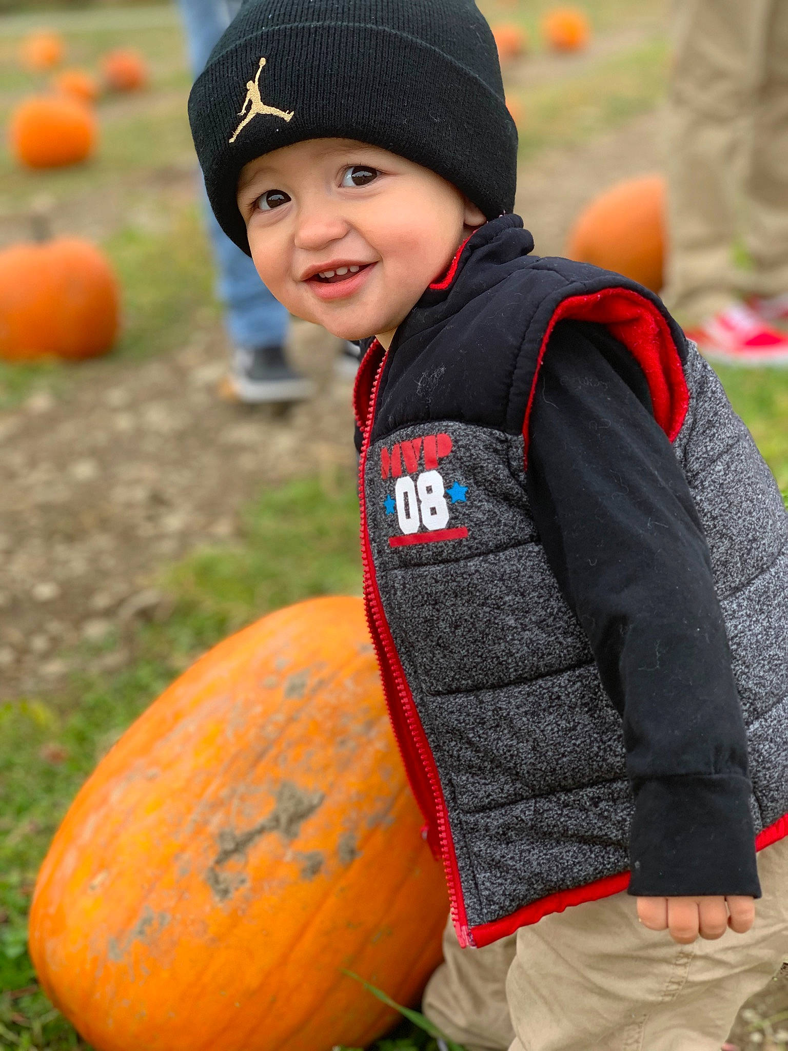 Zayne joined the competition — help win amazing prizes! _and_melon_family, _gourd, calabaza, child, child_model, cucumber, cucurbita, fruit, fun, gourd, headgear, headwear, joy, person, plant, play, produce, pumpkin, smile, squash