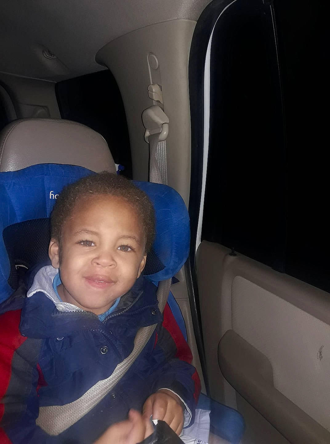 Jabari joined the competition — help win amazing prizes! baby_in_car_seat, car_seat, child, joy, person, toddler
