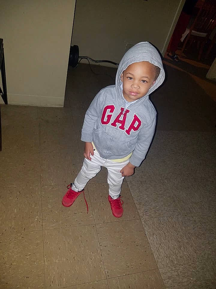 Jabari joined the competition — help win amazing prizes! child, cool, floor, flooring, leg, outerwear, person, shoe, skin, standing, toddler, white