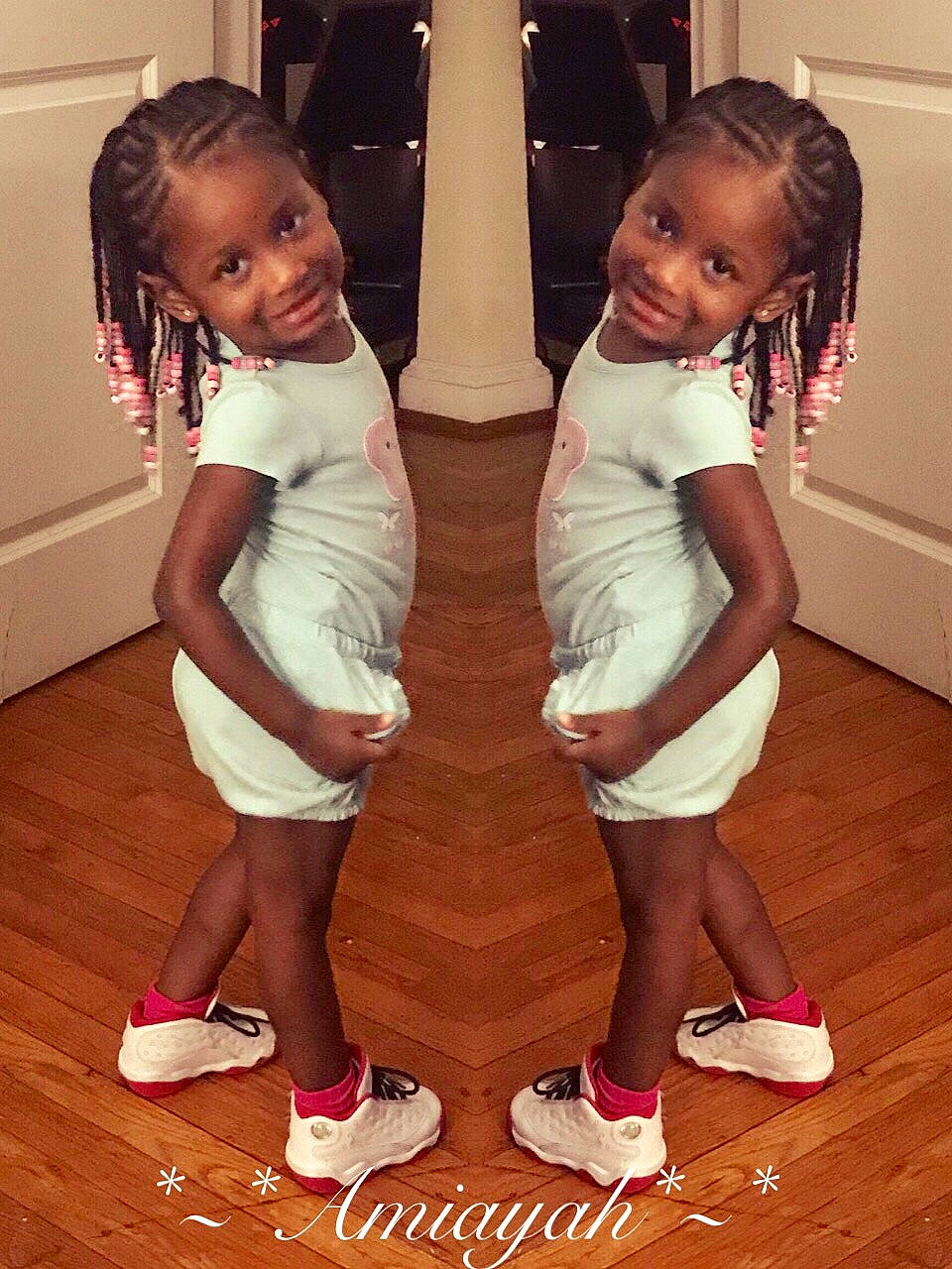 Amiayah Zackery joined the competition — help win amazing prizes! abdomen, child, day, footwear, fun, girl, joy, leg, person, play, product, shoe, skin, standing, toddler, trunk, white