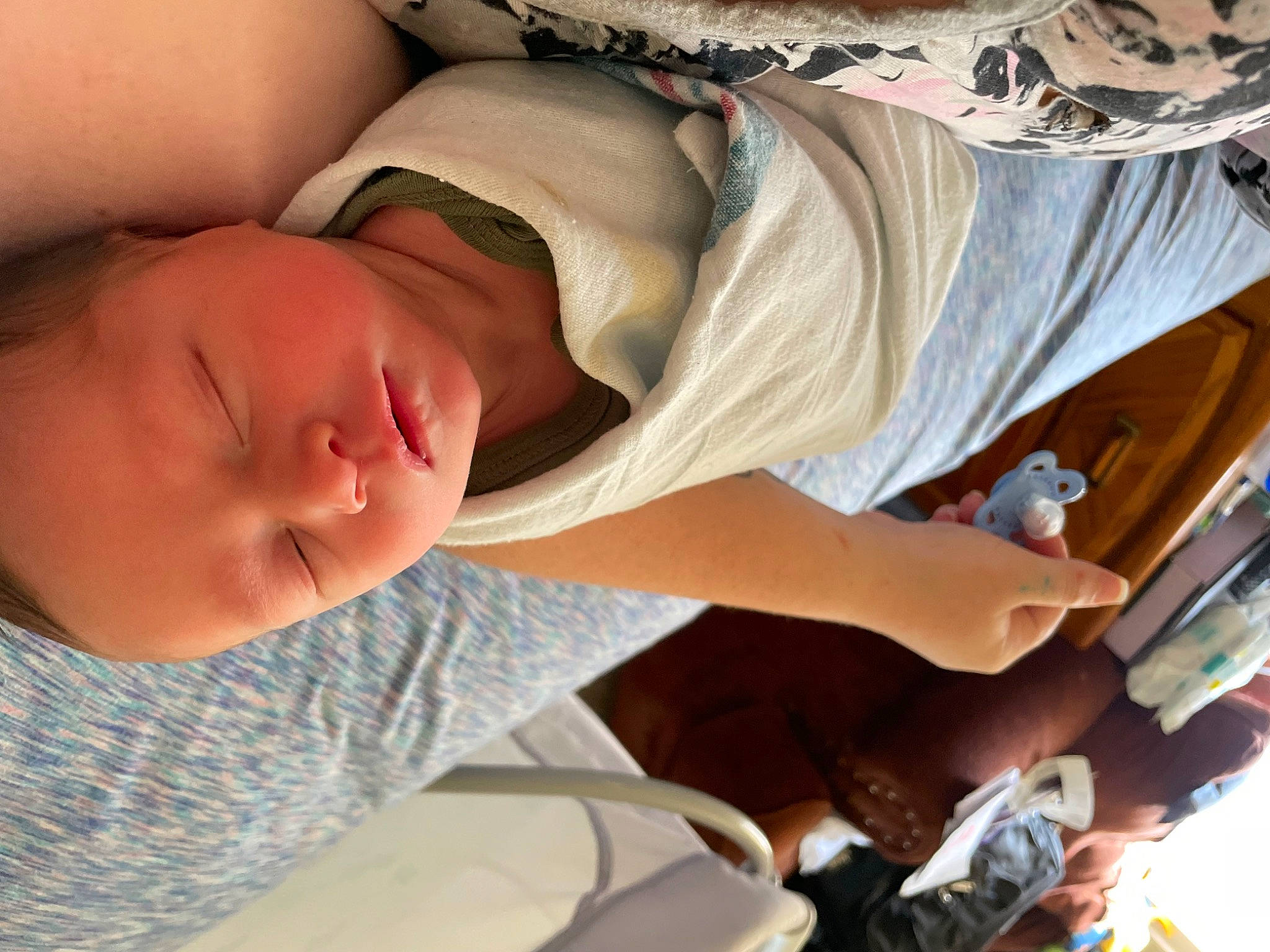 Jayden is registered to the contest to win money with this photo: abdomen, baby, baby_sleeping, baby_toddler_clothing, bedtime, chest, child, comfort, elbow, finger, human_leg, linens, mouth, nap, pattern, person, room, sitting, sleeve, toddler