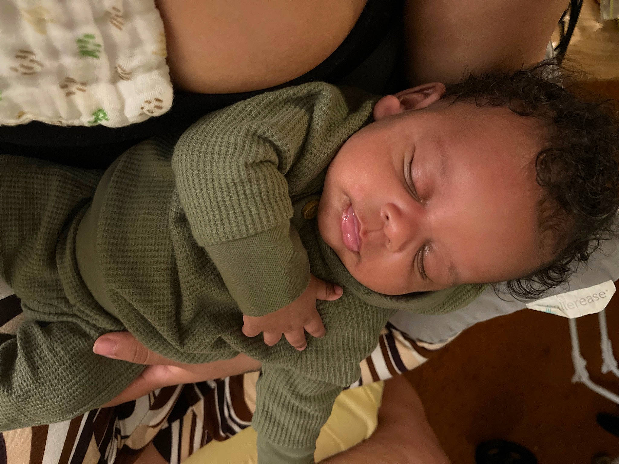 Jaiden joined the competition — help win amazing prizes! arm, baby, baby_toddler_clothing, cheek, child, comfort, finger, human_body, joint, mouth, nail, nose, pattern, person, sitting, skin, sleeve, thumb, toddler, tree