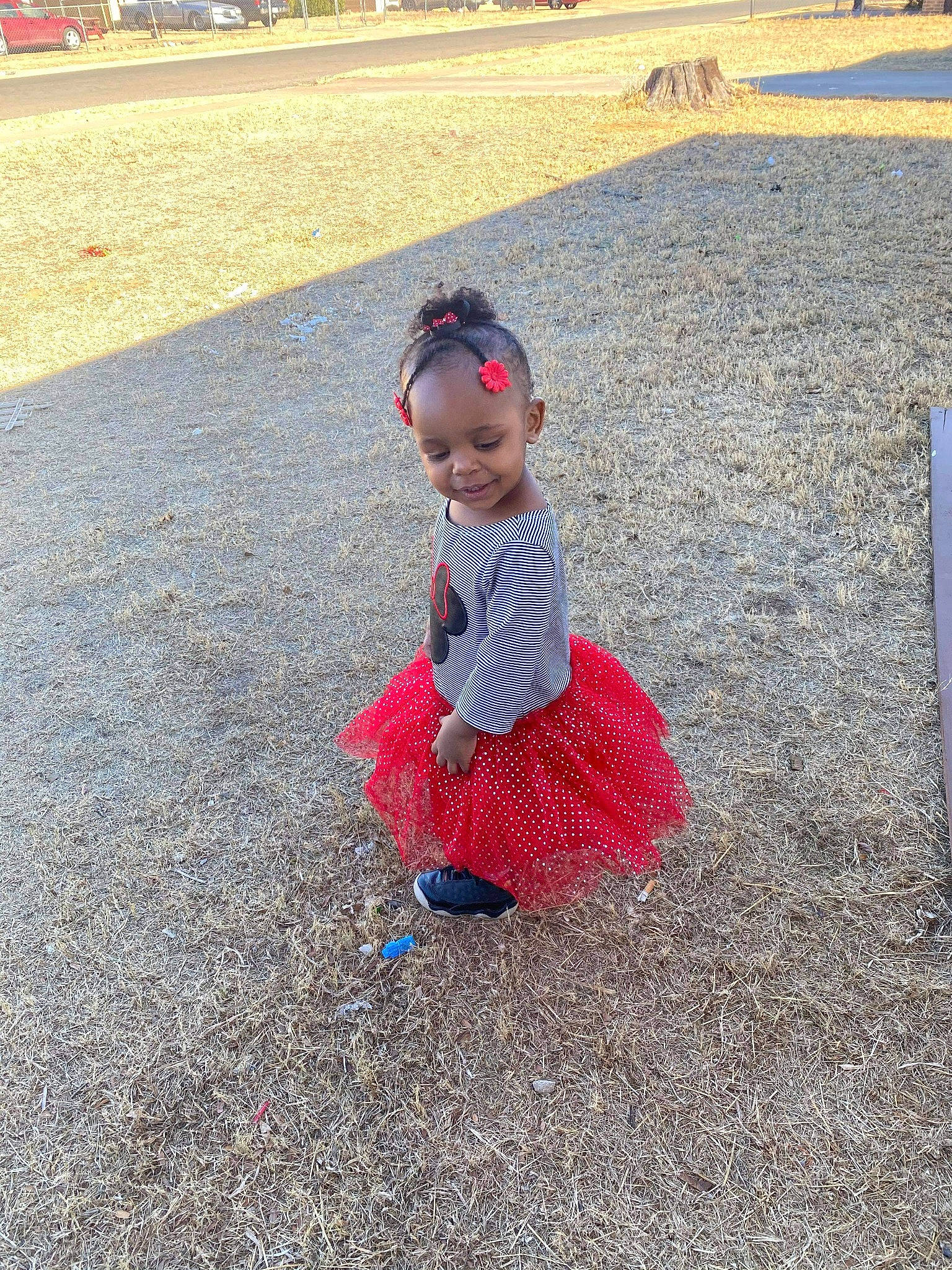 Khalia joined the competition — help win amazing prizes! baby, baby_toddler_clothing, costume, joy, magenta, person, play, toddler