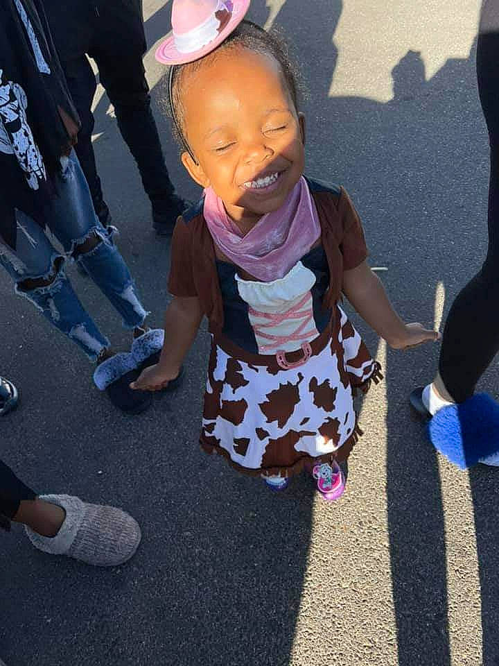 Khalia joined the competition — help win amazing prizes! asphalt, child, event, fun, gesture, happy, human_leg, leisure, magenta, pattern, people, person, photograph, pink, recreation, shoe, sleeve, smile, snapshot, sneakers