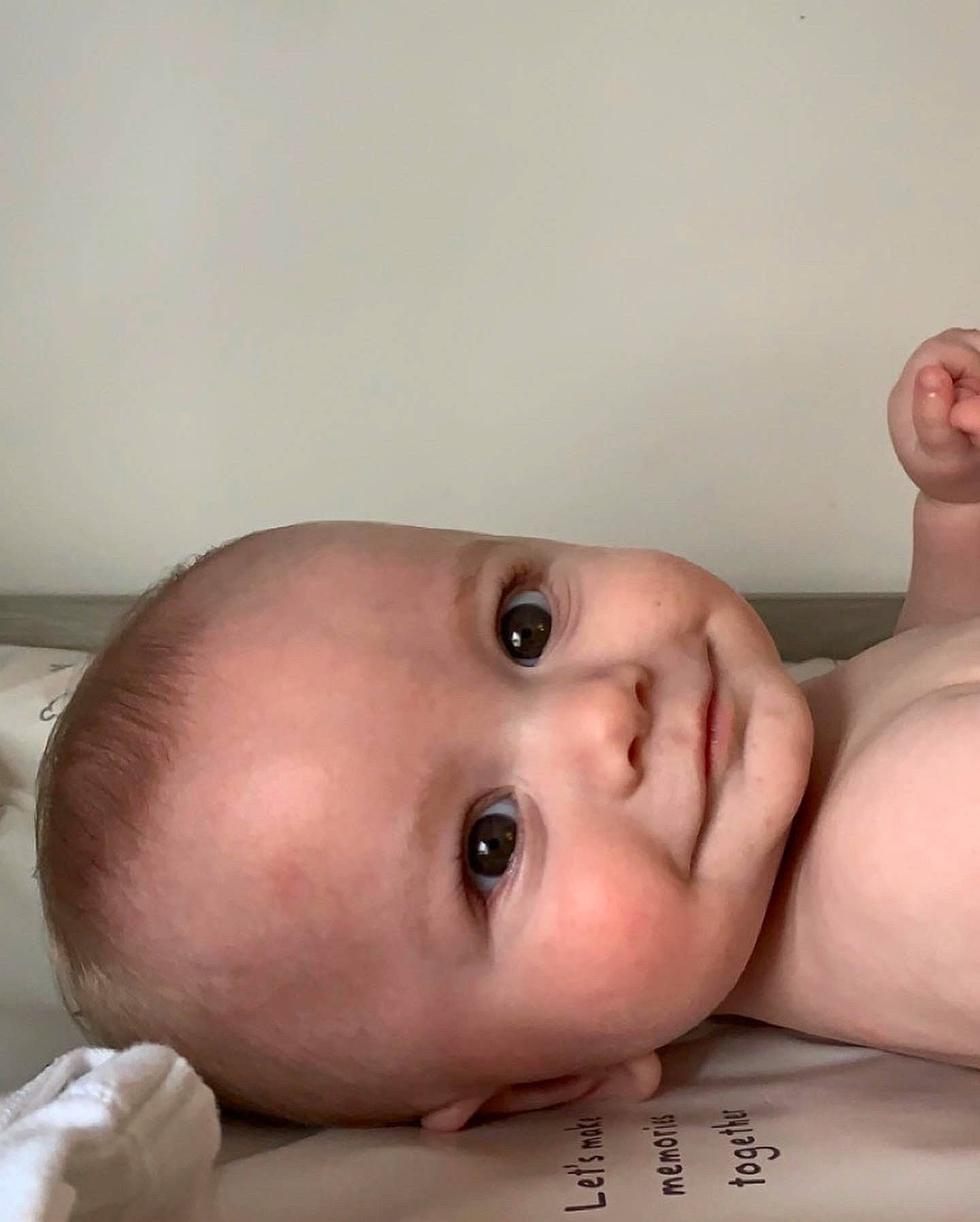 Harley joined the competition — help win amazing prizes! baby, cheek, ear, eye, eyebrow, eyelash, forehead, gesture, hair, human_body, iris, jaw, joy, lip, mouth, muscle, neck, nose, person, skin