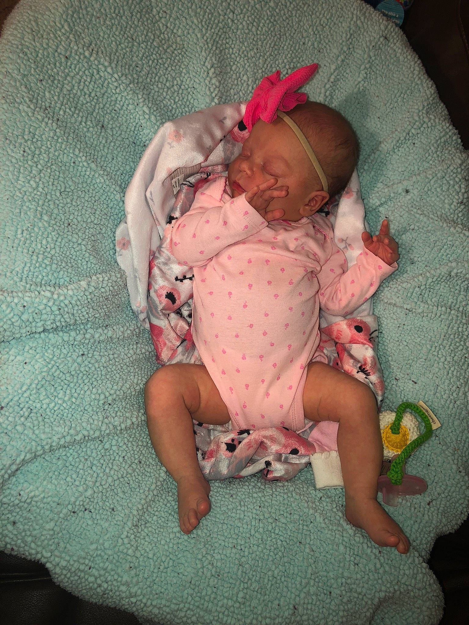 Emry joined the competition — help win amazing prizes! baby, baby_products, baby_sleeping, bedtime, birth, cheek, child, nap, person, pink, skin, sleep, toddler