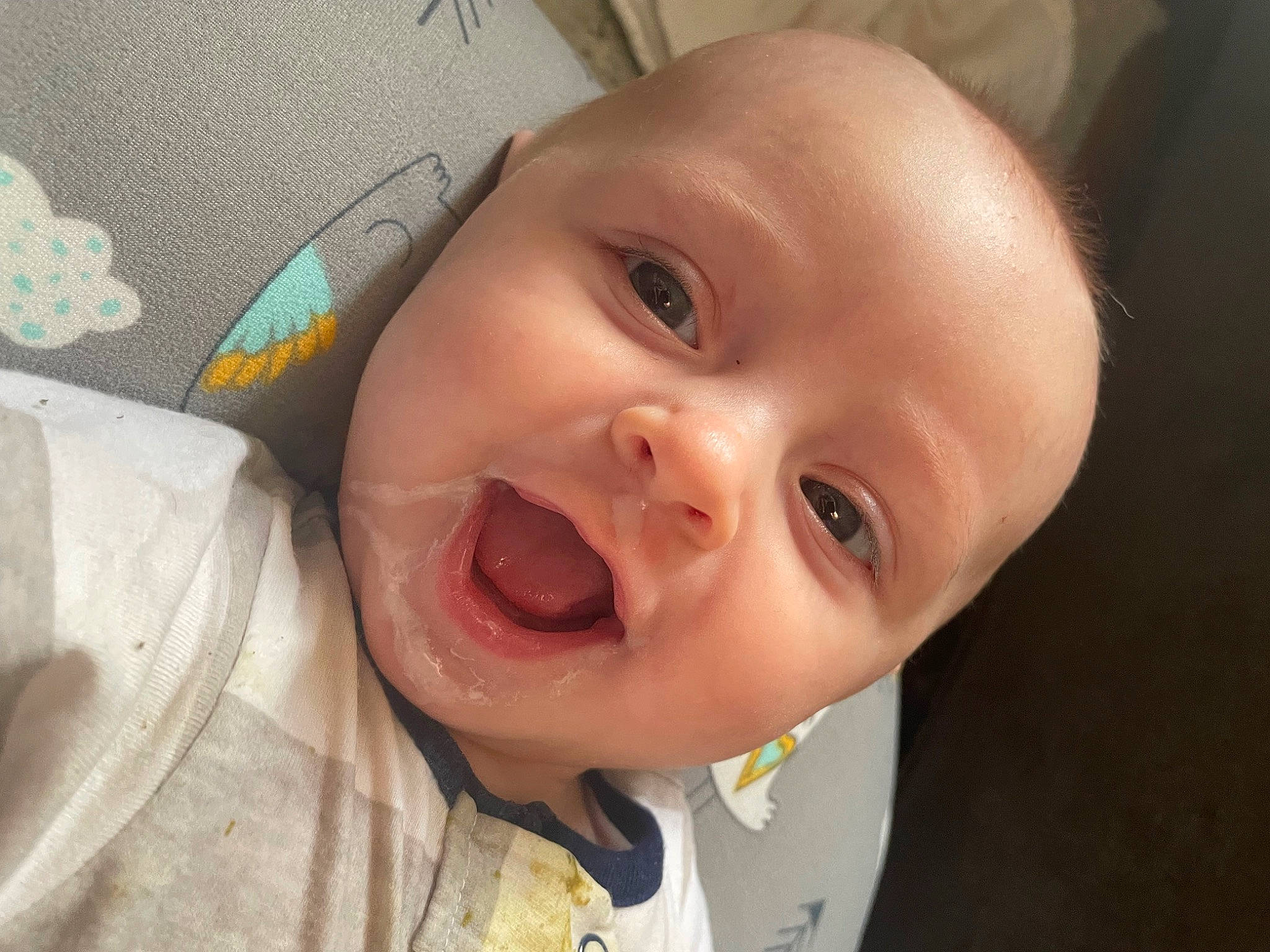 Ares joined the competition — help win amazing prizes! baby, baby_laughing, baby_toddler_clothing, cheek, child, ear, eye, eyebrow, eyelash, forehead, happy, iris, lip, mouth, nose, person, smile, toddler, tongue, tooth