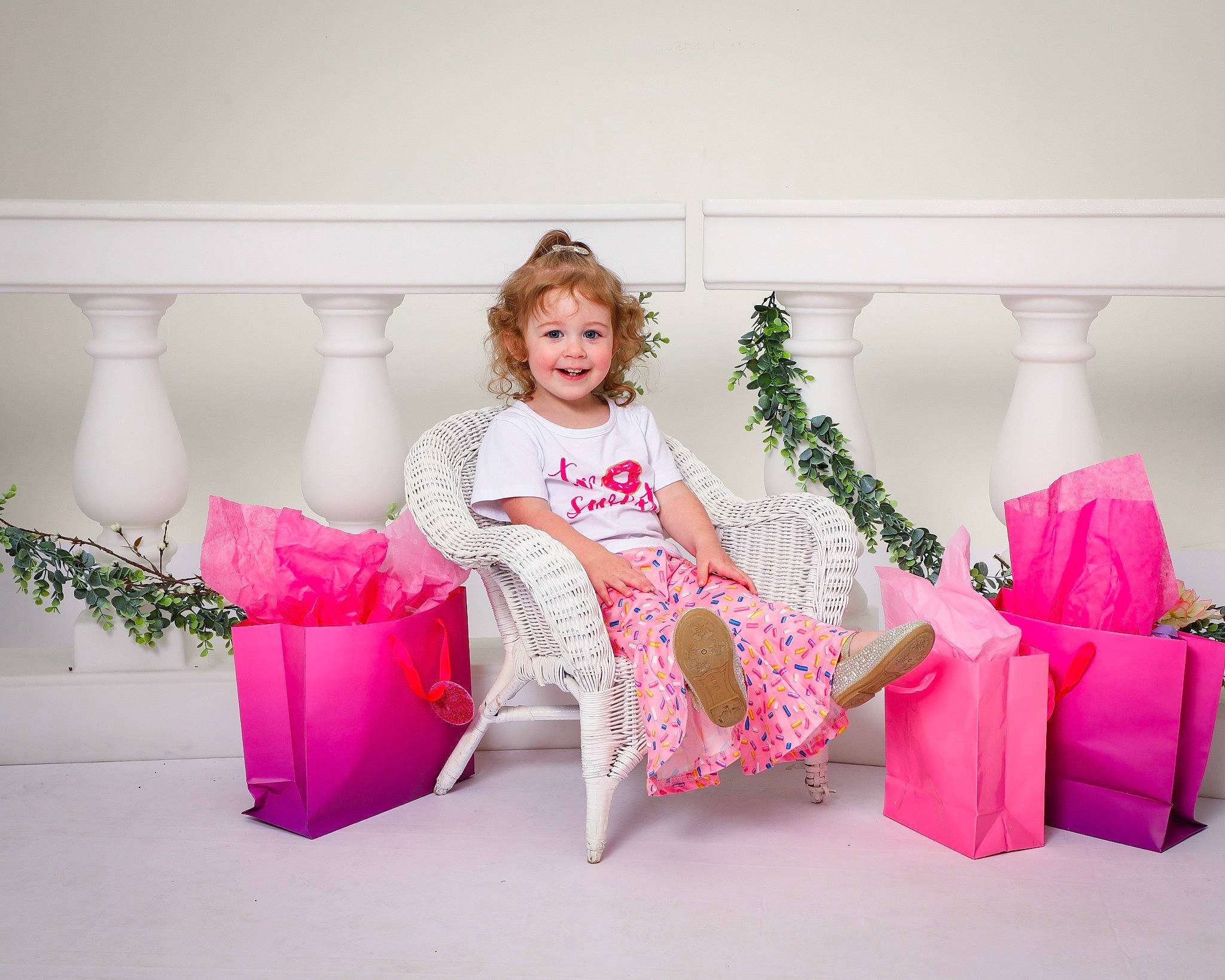 Amberley joined the competition — help win amazing prizes! comfort, couch, decoration, event, floor, flooring, furniture, interior_design, joy, leg, linens, living_room, magenta, pattern, person, pillow, pink, rectangle, sleeve, smile