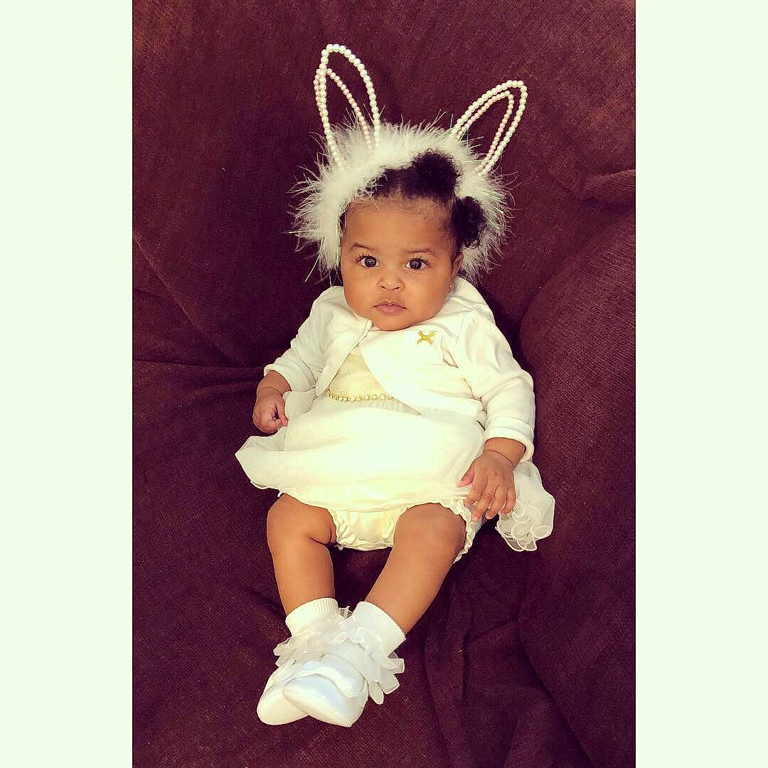 Maliah joined the competition — help win amazing prizes! baby, beige, child, child_model, costume, ear, fawn, footwear, fur, happy, head, organ, person, shoe, smile, toddler