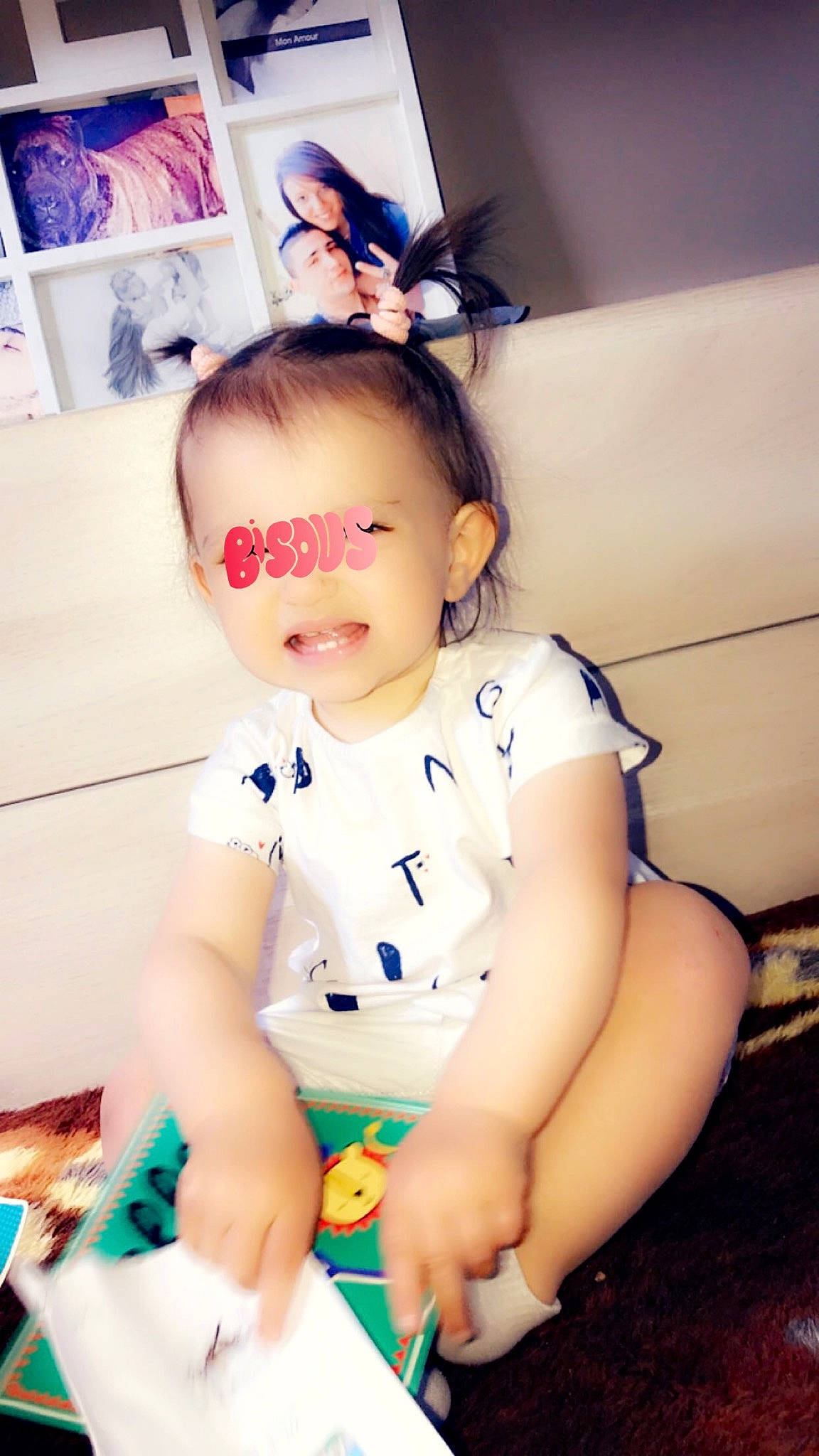 Kelya participe au concours pour gagner de l'argent avec cette photo : baby, beauty, black_hair, cheek, child, ear, eye, forehead, head, joy, leg, lip, nose, person, photography, play, skin, toddler