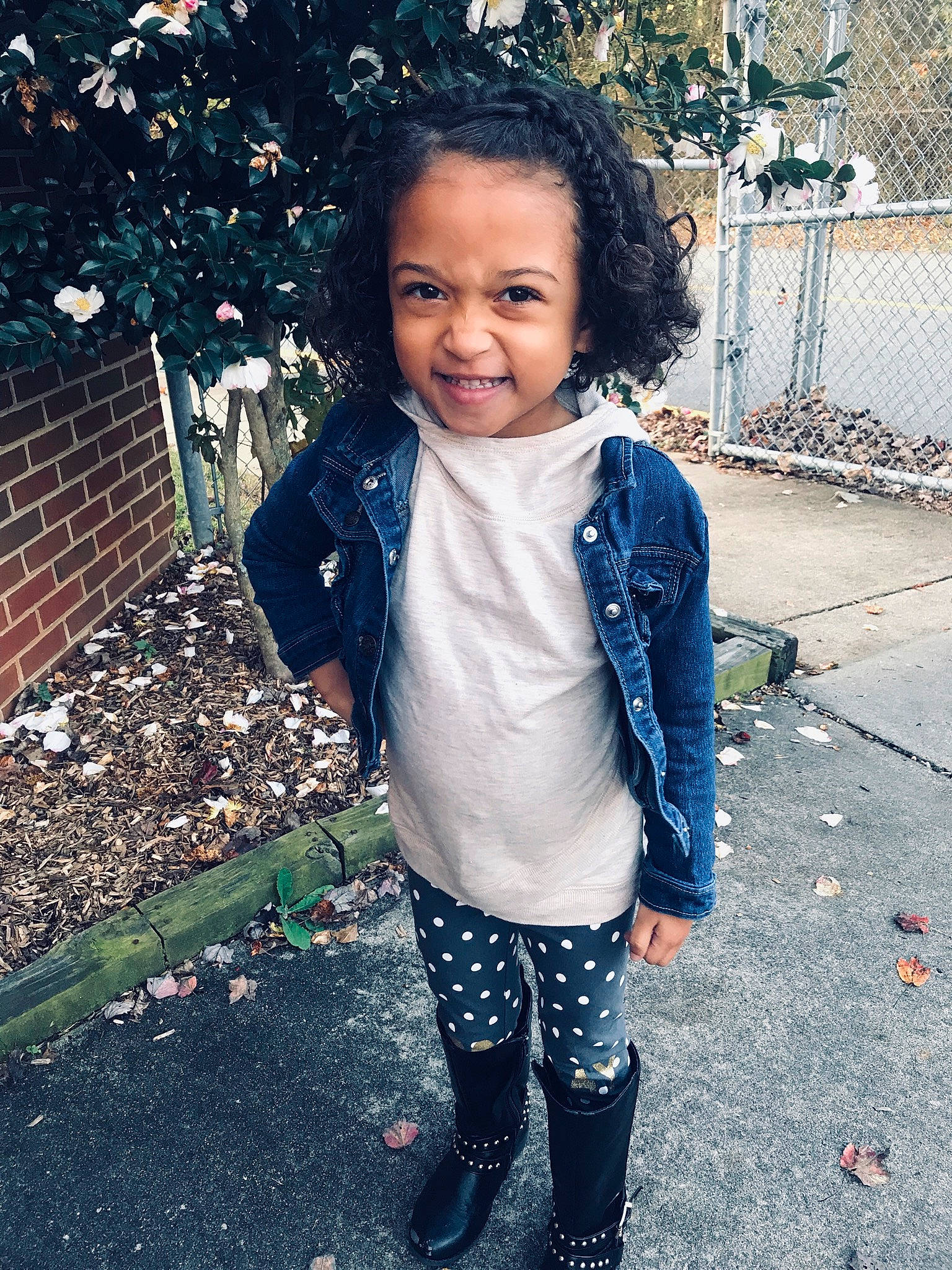 Analeigh joined the competition — help win amazing prizes! blue, boy, child, cool, day, denim, emotion, eye, facial_expression, girl, jacket, jeans, joy, outerwear, person, photograph, skin, smile, snapshot, standing