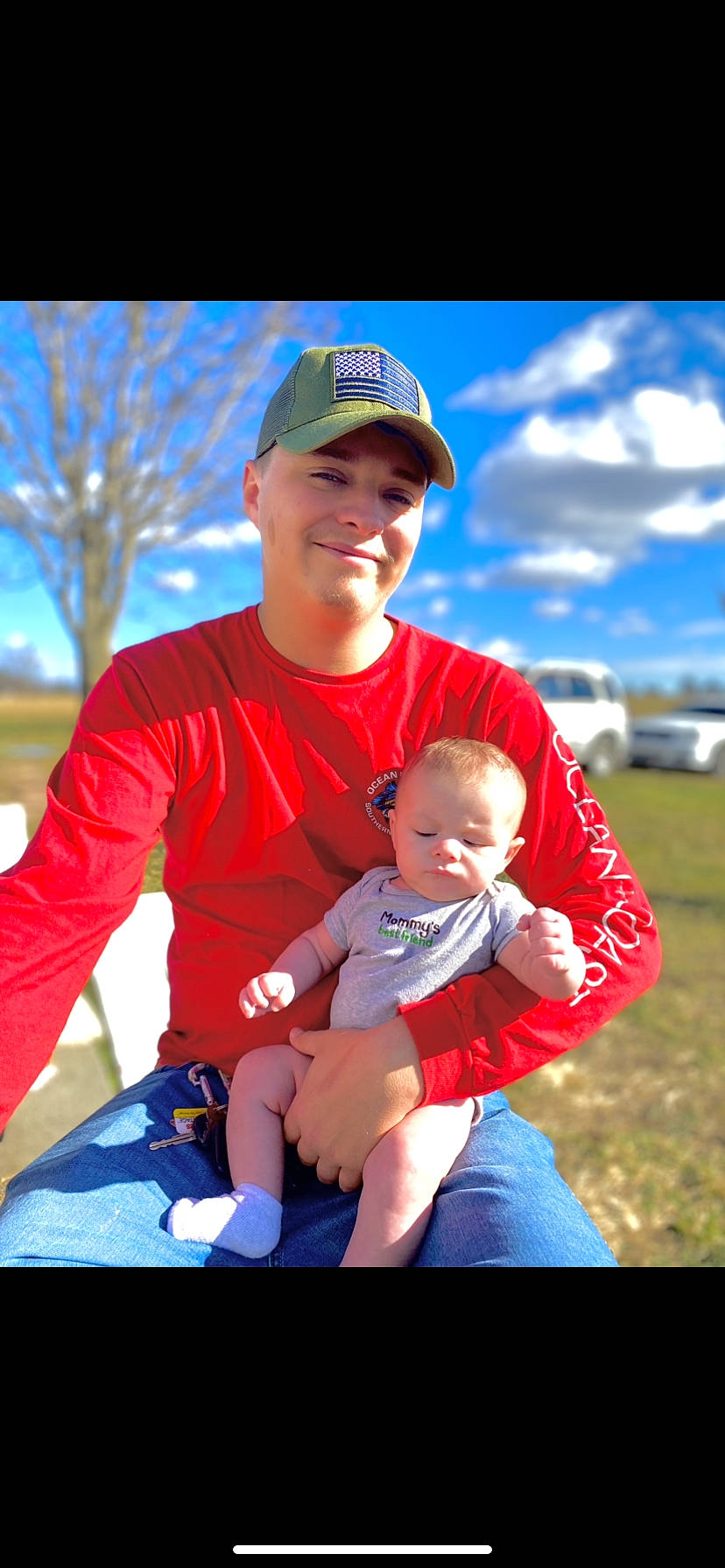 Brantlee joined the competition — help win amazing prizes! azure, baseball_cap, cap, child, cloud, electric_blue, flash_photography, fun, grass, happy, hat, headwear, joy, leisure, people, people_in_nature, person, recreation, red, sky