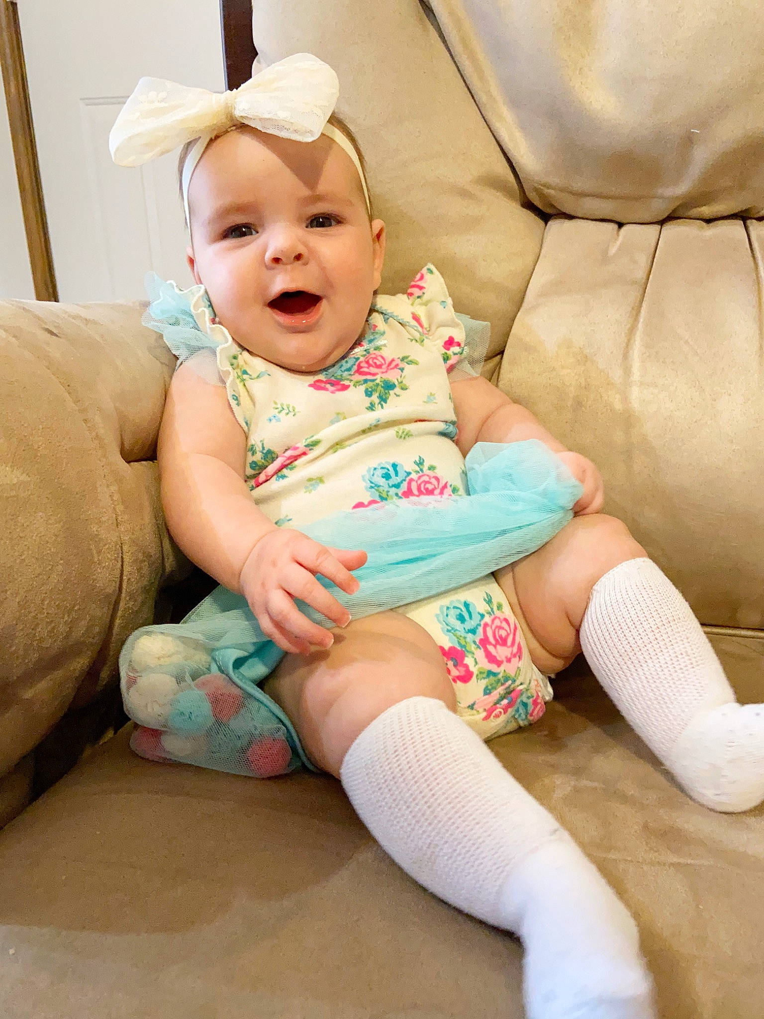 Raelyn is registered to the contest to win money with this photo: baby, baby_toddler_clothing, child, person, skin, toddler